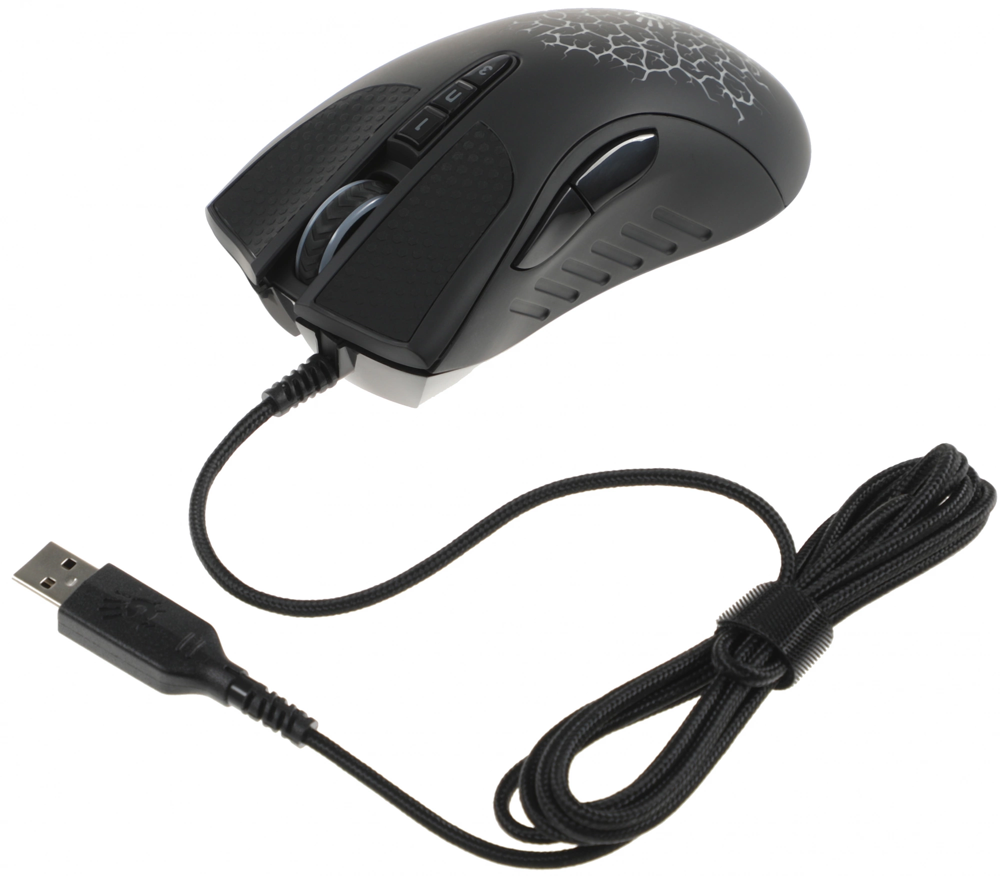 Мышь A4Tech Bloody A90 черный оптическая 6200dpi USB 8but