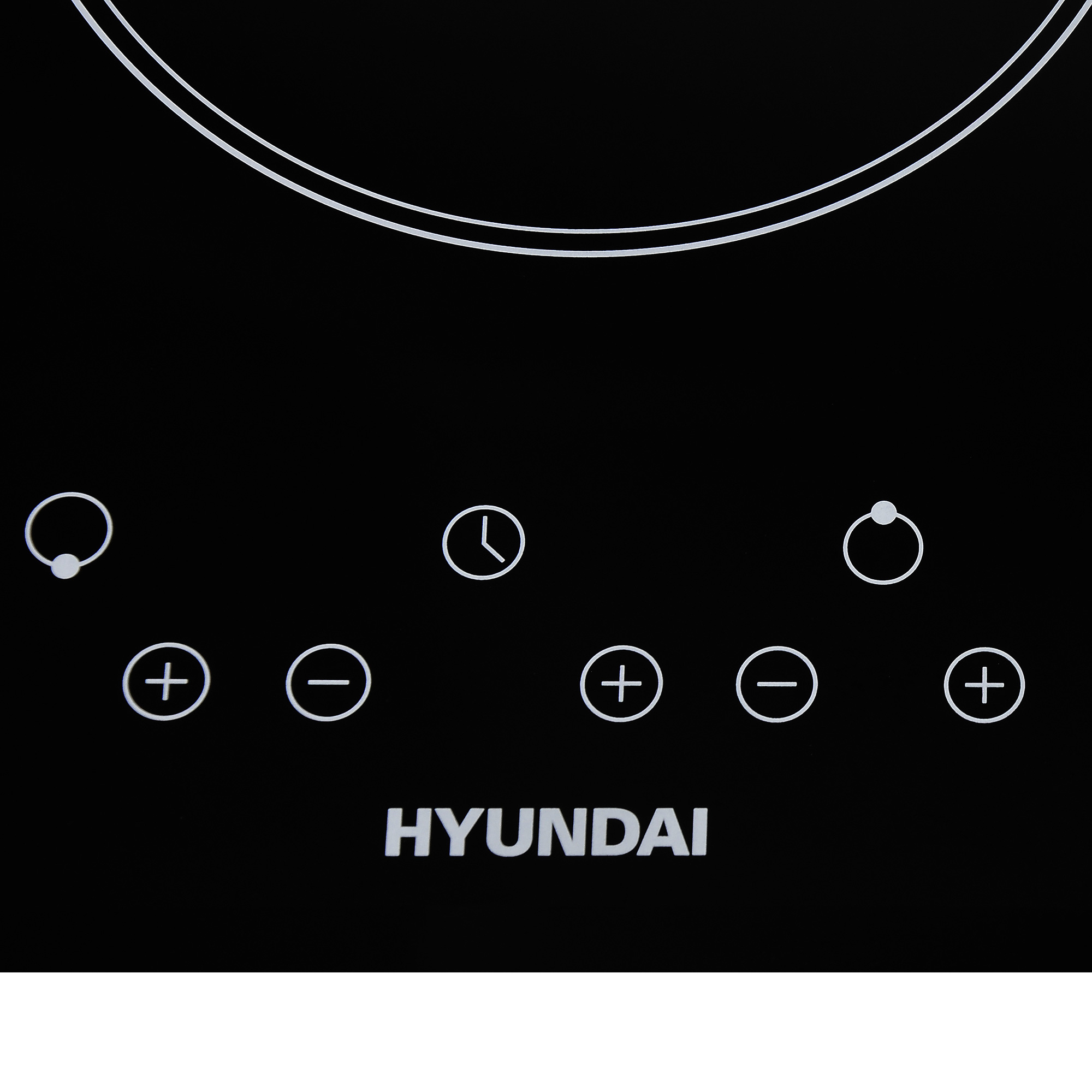 Индукционная варочная поверхность Hyundai HHI 3750 BG черный