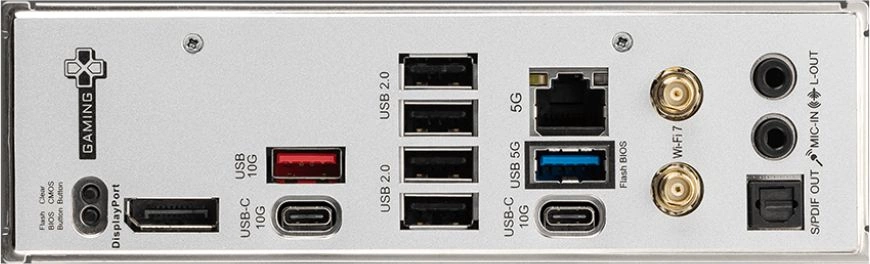 Материнская плата MSI B850 GAMING PLUS WIFI  Socket AM5 AMD B850 4xDDR5 ATX AC`97 8ch(7.1) 5Gigabit RAID+DP