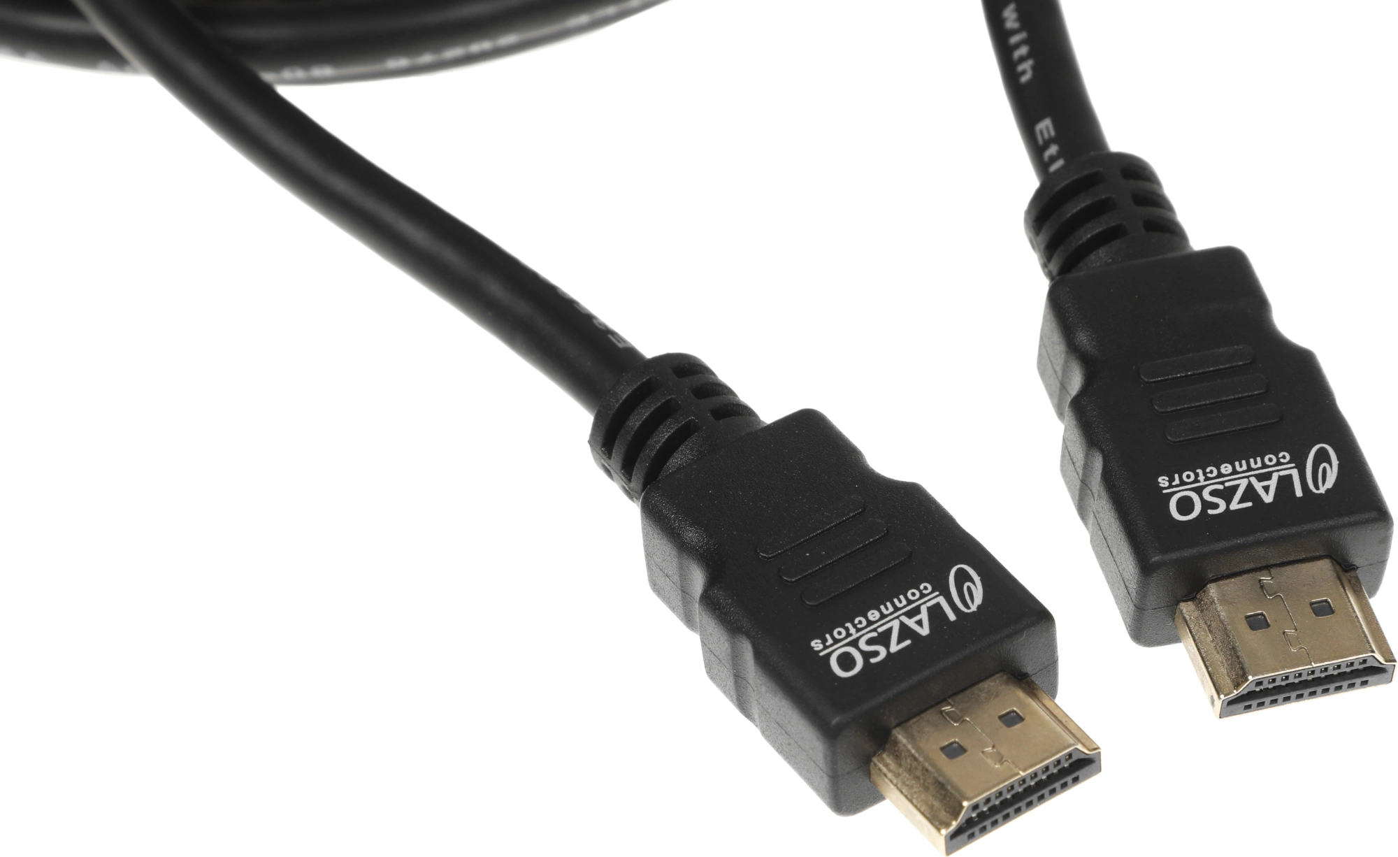 Кабель аудио-видео LAZSO WH-111 HDMI (m)/HDMI (m) 3м. позолоч.конт. черный (WH-111(3M))