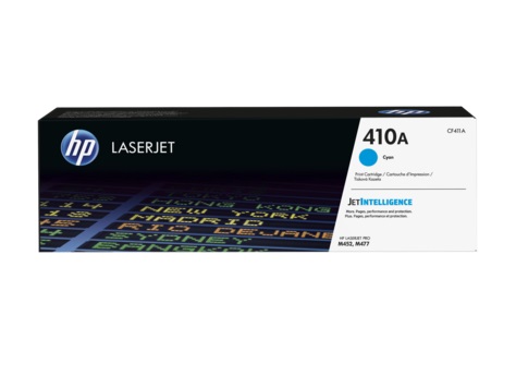 Картридж лазерный HP 410A CF411A голубой бар.в компл. (2300стр.) для HP LJ Pro M452/M477