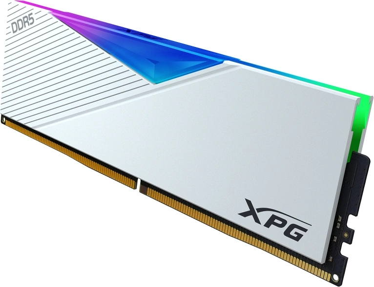 Память DDR5 2x16GB 6000MHz A-Data AX5U6000C3016G-DCLARWH XPG Lancer RGB RTL Gaming PC5-48000 CL30 DIMM 288-pin 1.35В kit single rank с радиатором Ret