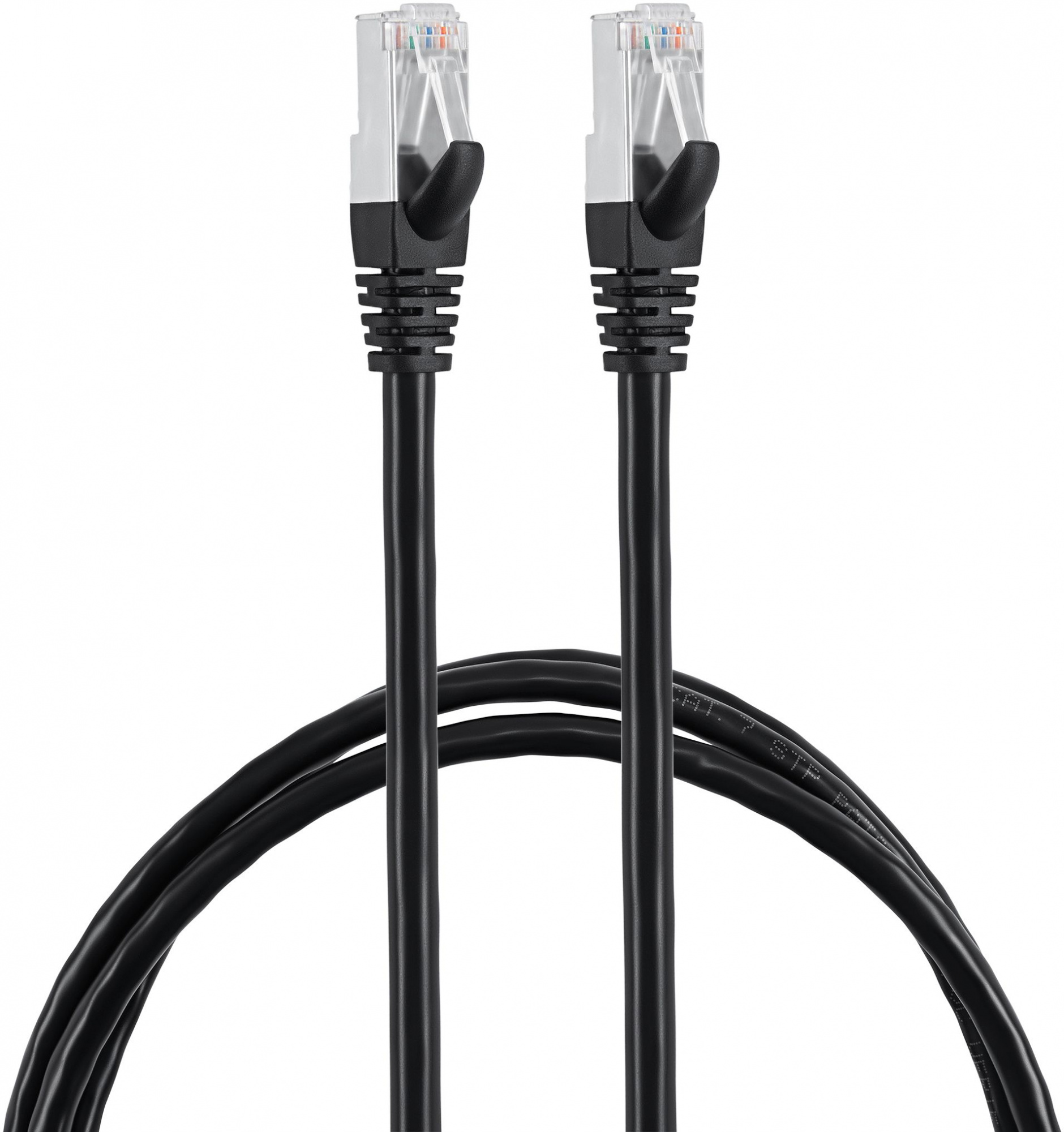 Патч-корд Buro BU-7-1.5M STP 4 пары cat.7 CCA molded 1.5м черный RJ-45 (m)-RJ-45 (m)