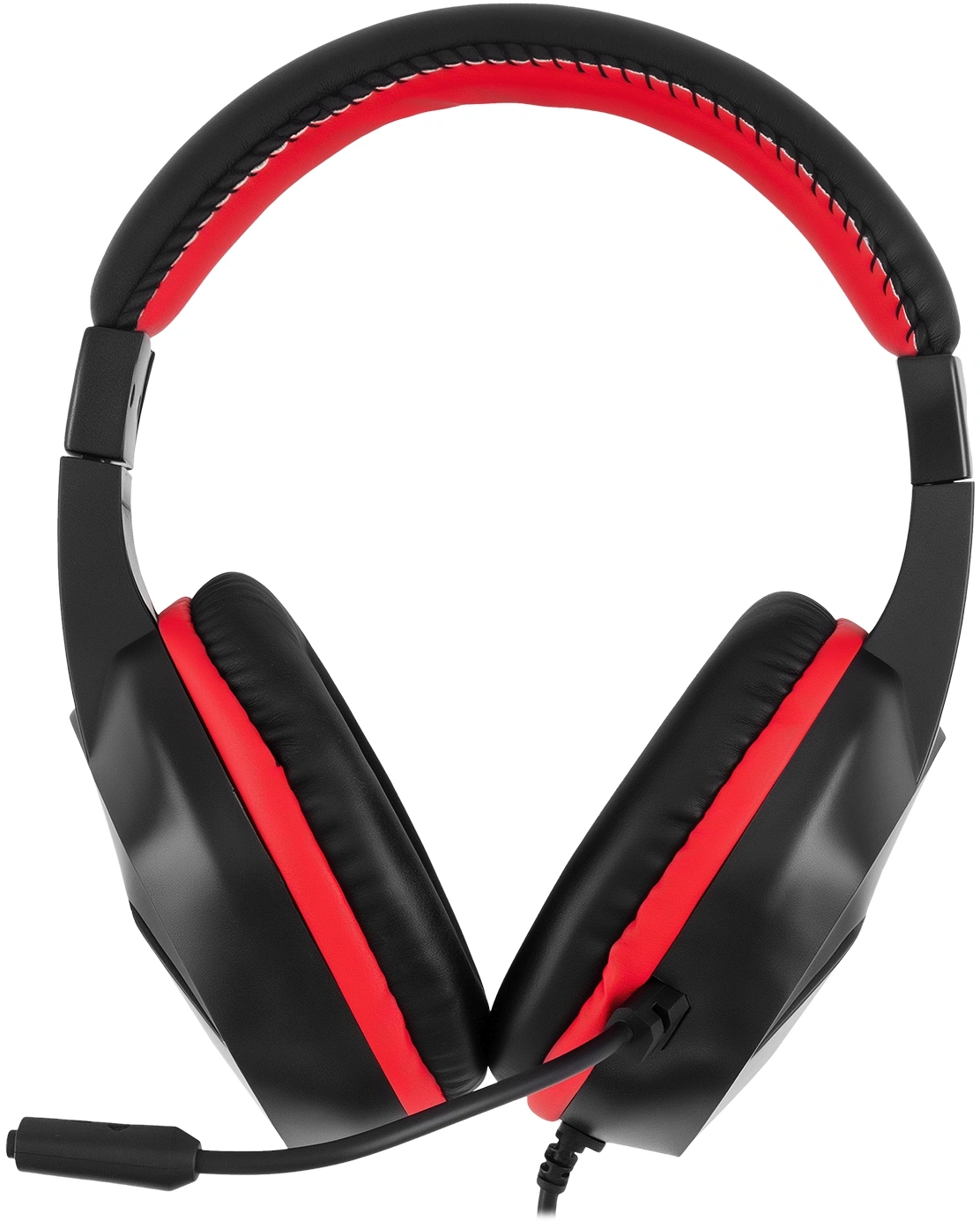 Наушники с микрофоном Оклик HS-L335G черный 2.2м мониторные USB оголовье (1972582)