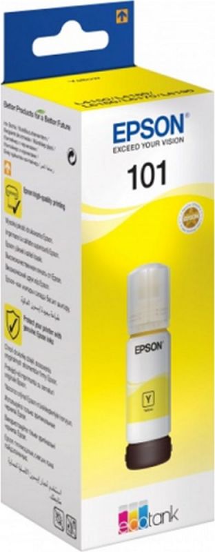 Чернила Epson 101 C13T03V44A желтый 70мл для Epson L4150/L4160/L6160/L6170