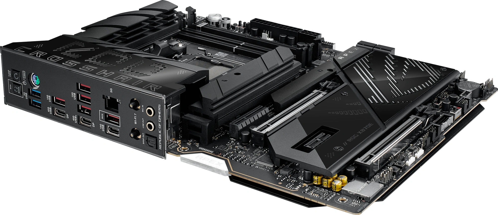 Материнская плата Asus ROG CROSSHAIR X870E APEX Socket AM5 AMD X870E 2xDDR5 ATX AC`97 8ch(7.1) 5Gigabit RAID