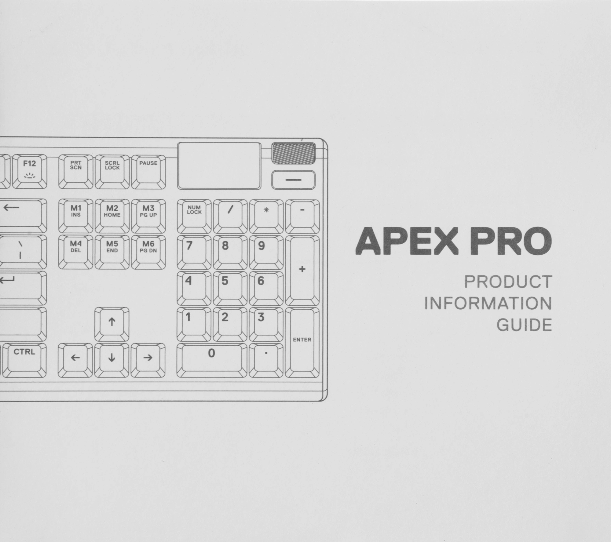 Клавиатура Steelseries Apex Pro механическая черный USB for gamer LED (подставка для запястий) (64626)