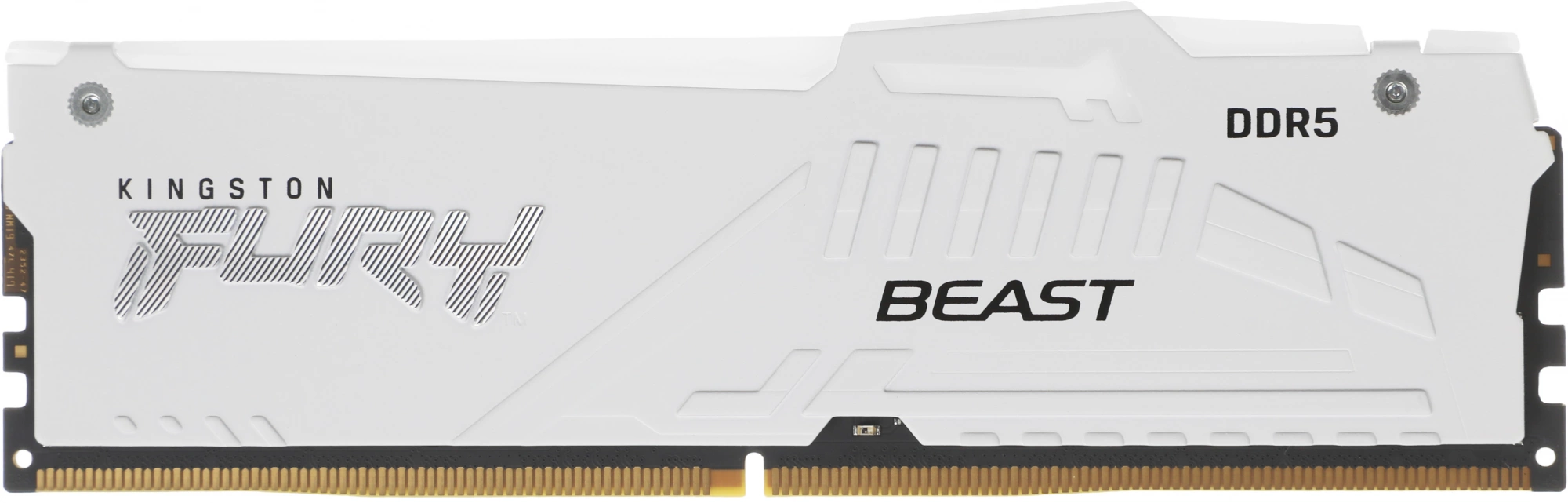 Память DDR5 32GB 6000MHz Kingston KF560C36BWEA-32 Fury Beast White Expo RGB RTL Gaming PC5-48000 CL36 DIMM 288-pin 1.35В dual rank с радиатором Ret