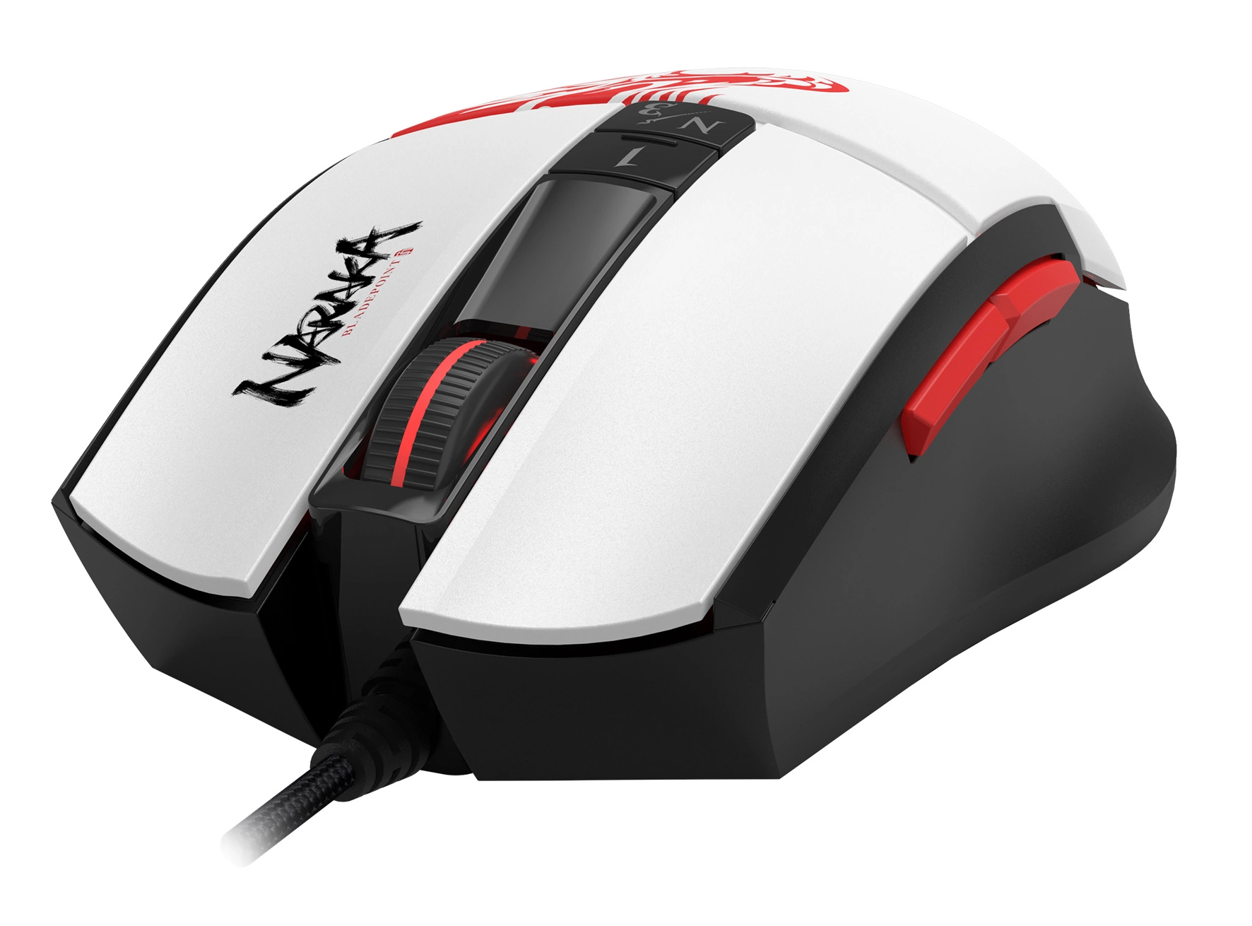 Мышь A4Tech Bloody L65 Max белый/рисунок оптическая 12000dpi USB 6but (L65 MAX NARAKA)