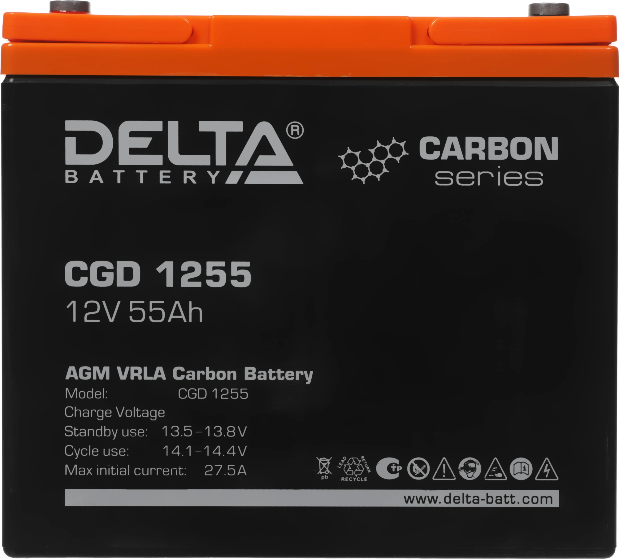 Батарея для ИБП Delta CGD 1255 12В 55Ач