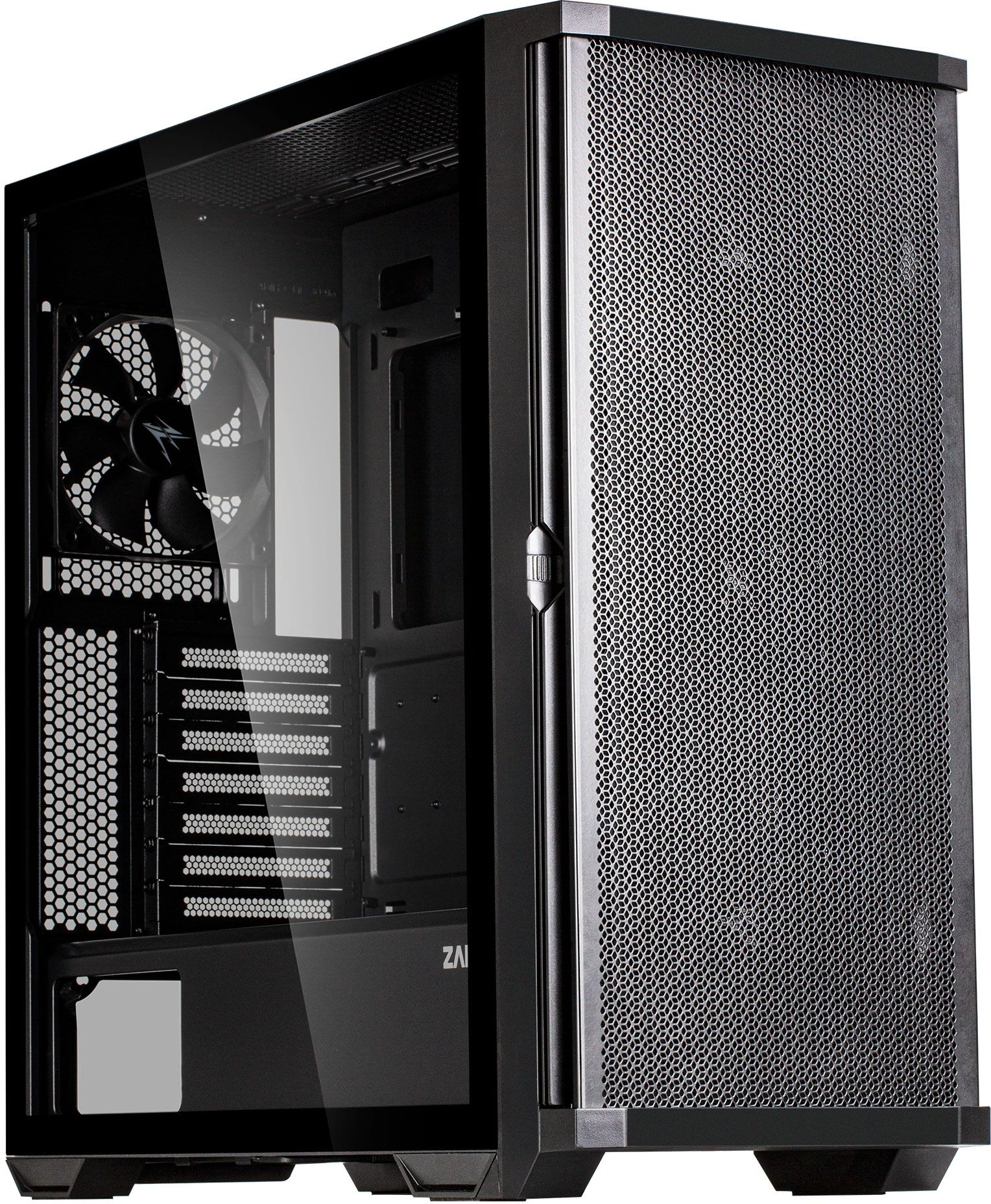 Корпус Zalman Z10 черный без БП ATX 10x120mm 2x140mm 2xUSB3.0 audio bott PSU