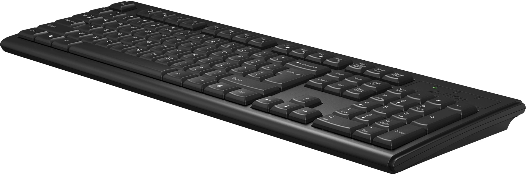 Клавиатура A4Tech KR-83 черный USB (KR-83 BLACK) кабель 1.5м