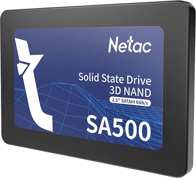 Накопитель SSD Netac SATA-III 256GB NT01SA500-256-S3X SA500 2.5"
