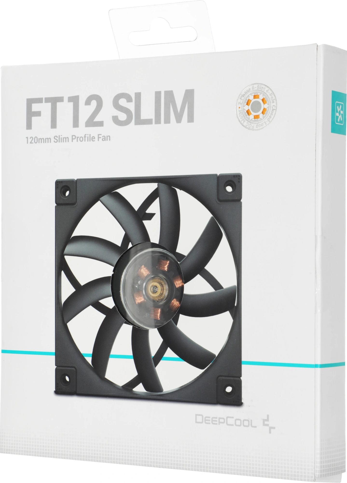 Вентилятор для корпуса Deepcool FT12 Slim 120х120x15 черный 4-pin 25.6дБ (R-FT12SLIM-BKWPN1-G) Ret