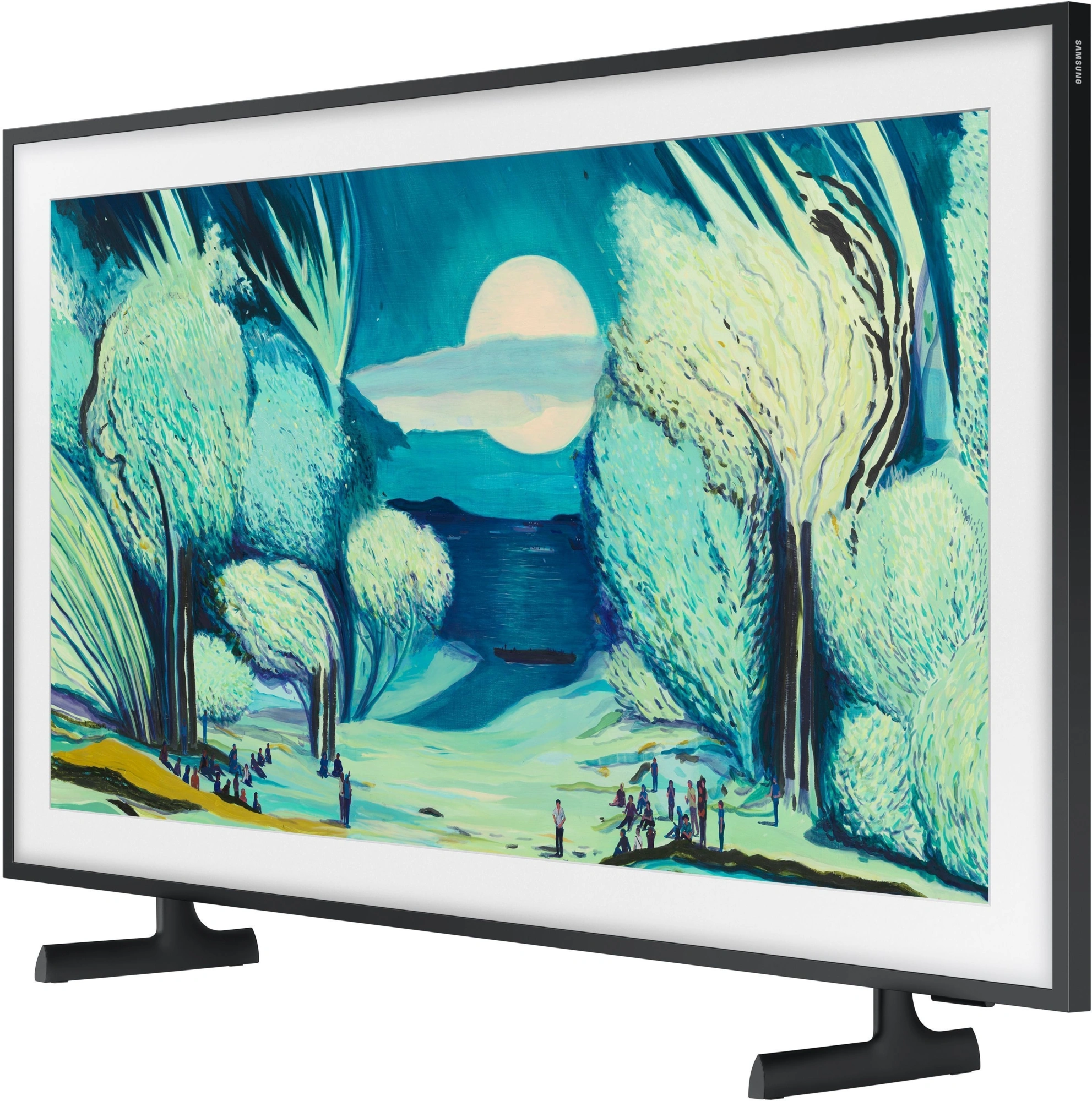 Телевизор QLED Samsung 43" QE43LS03FAUXRU The Frame черный 4K Ultra HD 60Hz DVB-T2 DVB-C DVB-S2 USB WiFi Smart TV