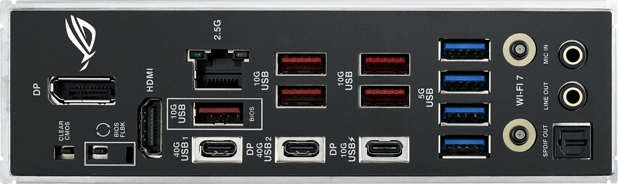 Материнская плата Asus ROG STRIX X870-F GAMING WIFI Socket AM5 AMD X870 4xDDR5 ATX AC`97 8ch(7.1) 2.5Gg RAID+HDMI+DP