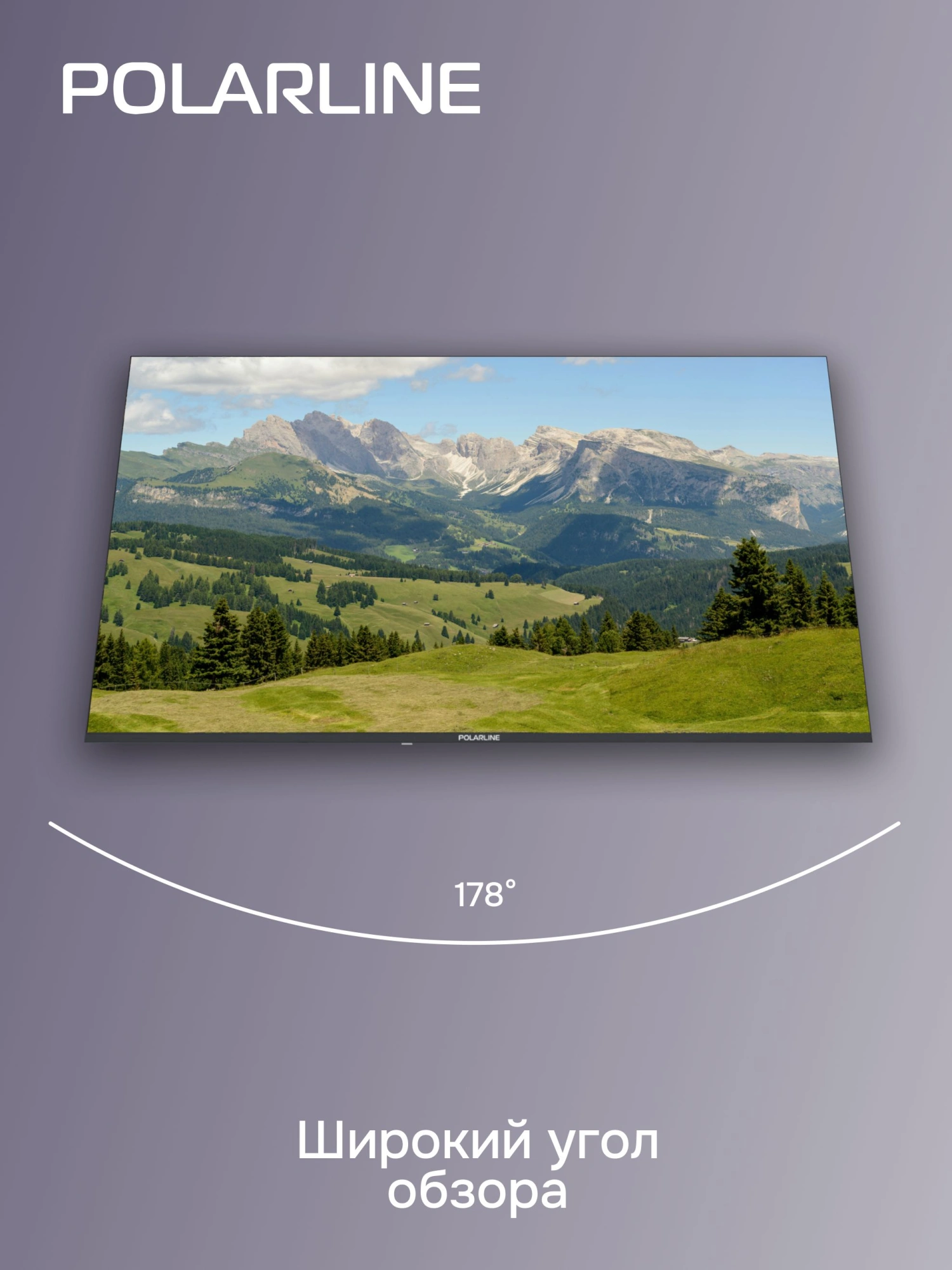 Телевизор QLED PolarLine 65" 65PQ71STC-SM Frameless черный/серебристый 4K Ultra HD 60Hz DVB-T DVB-T2 DVB-C DVB-S2 USB WiFi Smart TV (RUS)