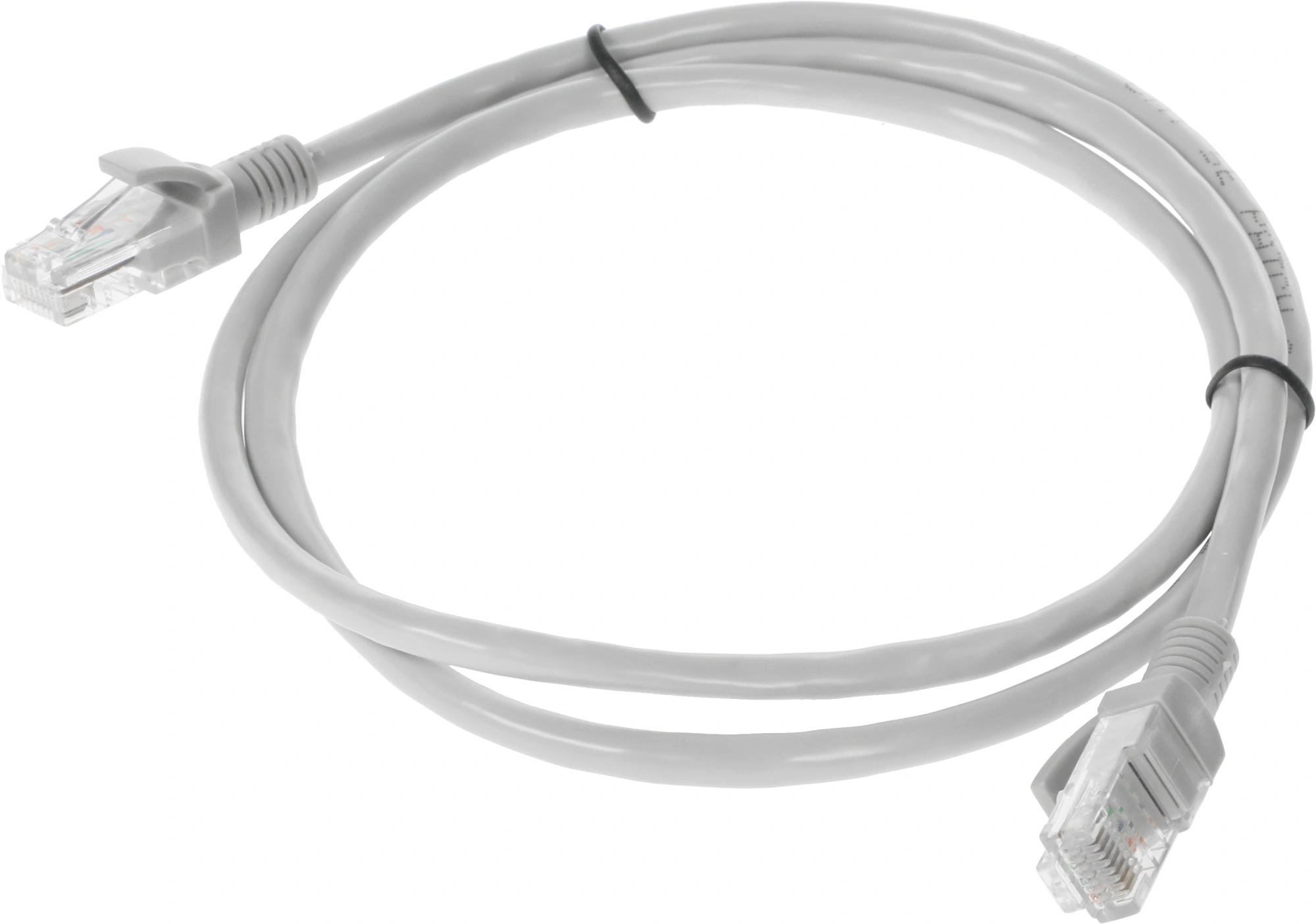 Патч-корд Rexant 18-1002 UTP RJ-45 вил.-RJ-45 мод. кат.5E 1м серый ПВХ