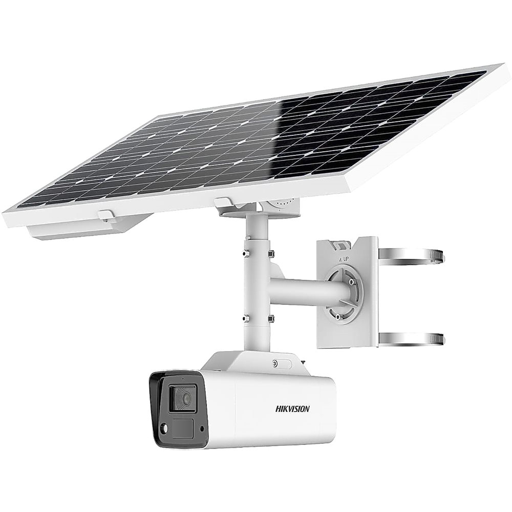 DS-2XS2T47G0-LDH/4G/C18S40(4mm) Hikvision - 4Мп цилиндрическая солнечная Smart 4G IP-камера с подсветкой до 30м