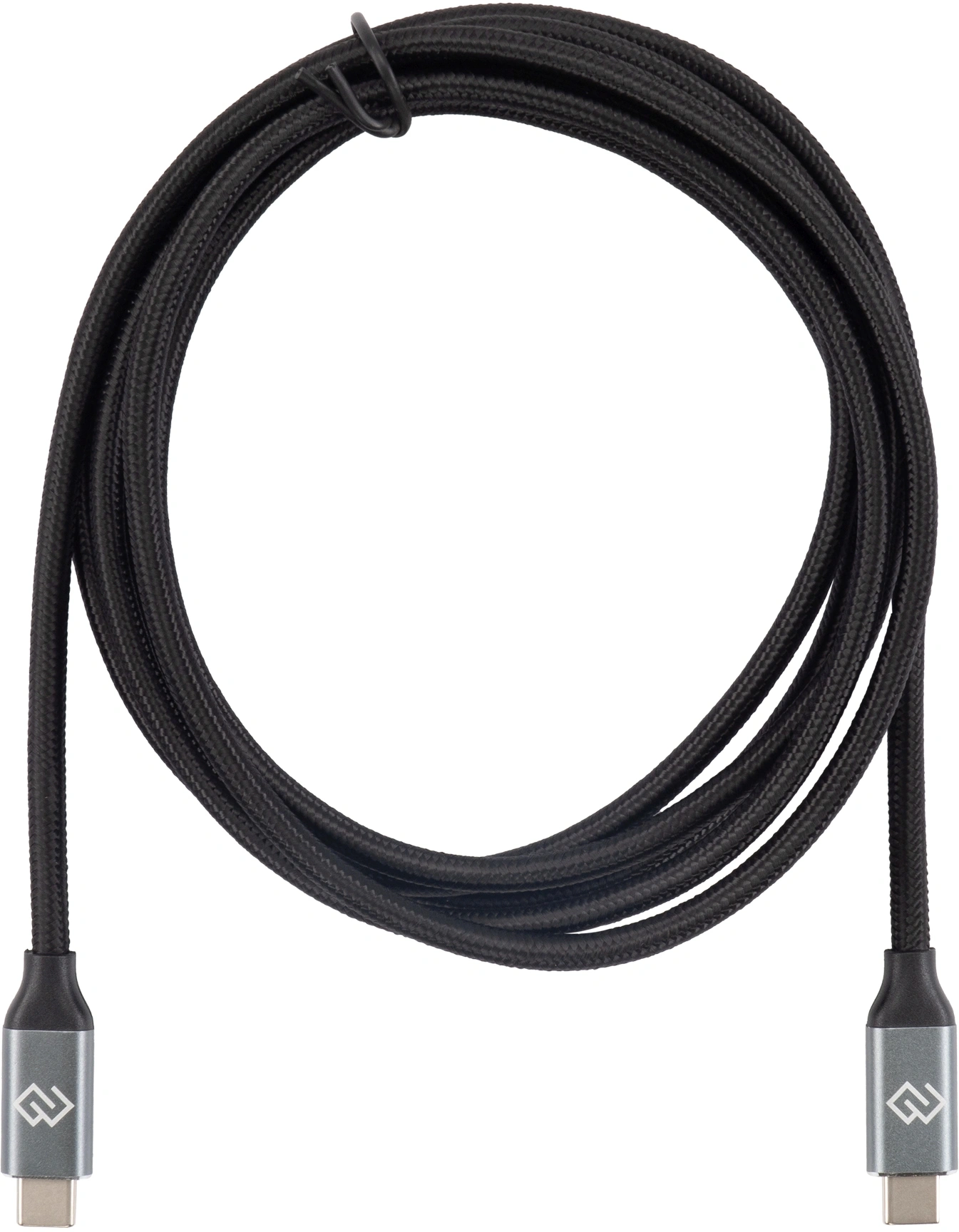 Кабель Digma D-TYPE-C-USB3.2-100W-4K-2M USB Type-C (m)-USB Type-C (m) 2м черный