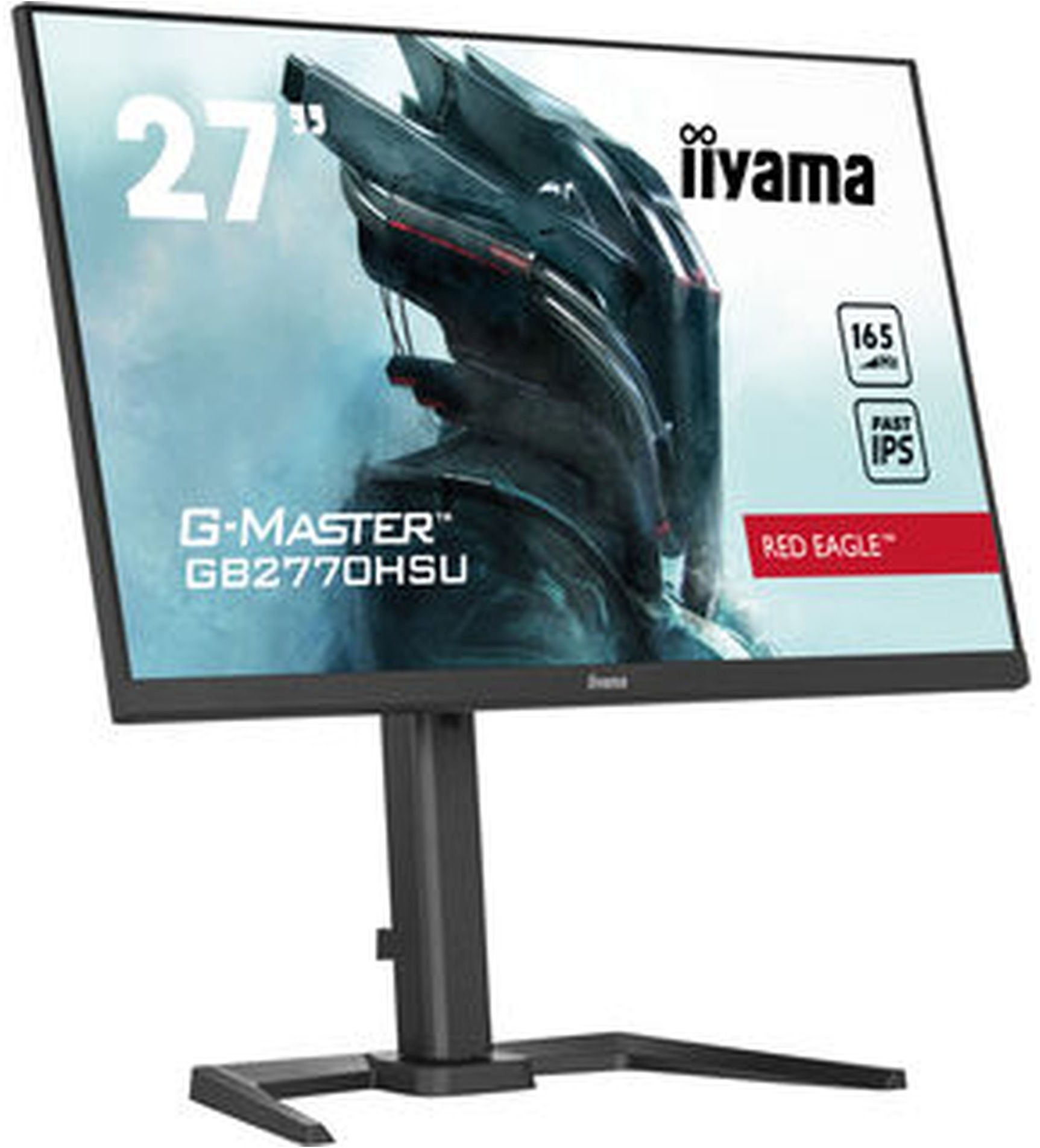 Монитор Iiyama 27" G-Master GB2770HSU-B5 черный IPS IGZO LED 0.8ms 16:9 HDMI M/M матовая HAS Piv 250cd 178гр/178гр 1920x1080 165Hz FreeSync Premium DP FHD USB 5.4кг