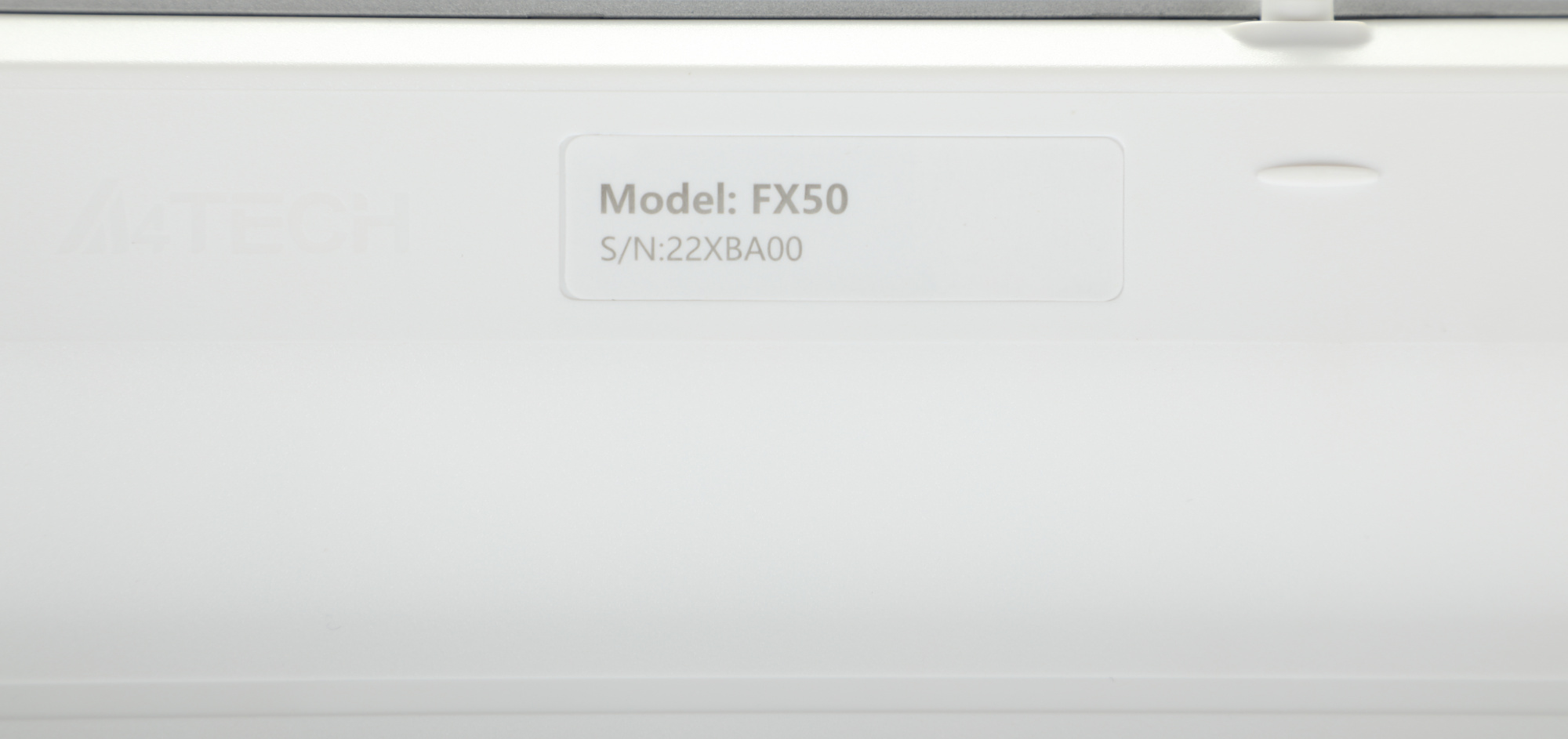 Клавиатура A4Tech FX50 белый USB slim Multimedia (FX50 WHITE) кабель 1.5м