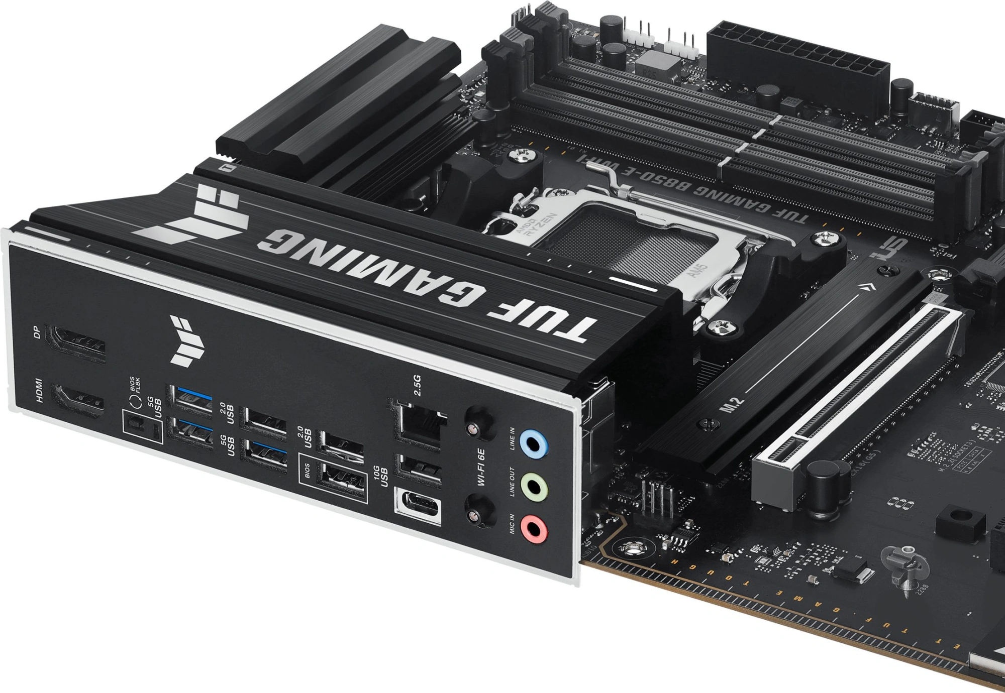 Материнская плата Asus TUF GAMING B850-E WIFI Socket AM5 AMD B850 4xDDR5 ATX AC`97 8ch(7.1) 2.5Gg RAID+HDMI+DP