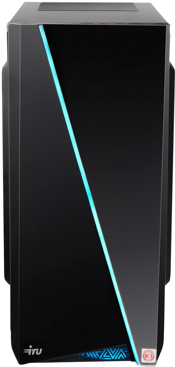 ПК IRU Tactio 320A5GER MT Ryzen 5 5600G (3.9) 16Gb SSD512Gb RGr Windows 11 Pro 64 GbitEth 500W черный (RUS) (2106549)