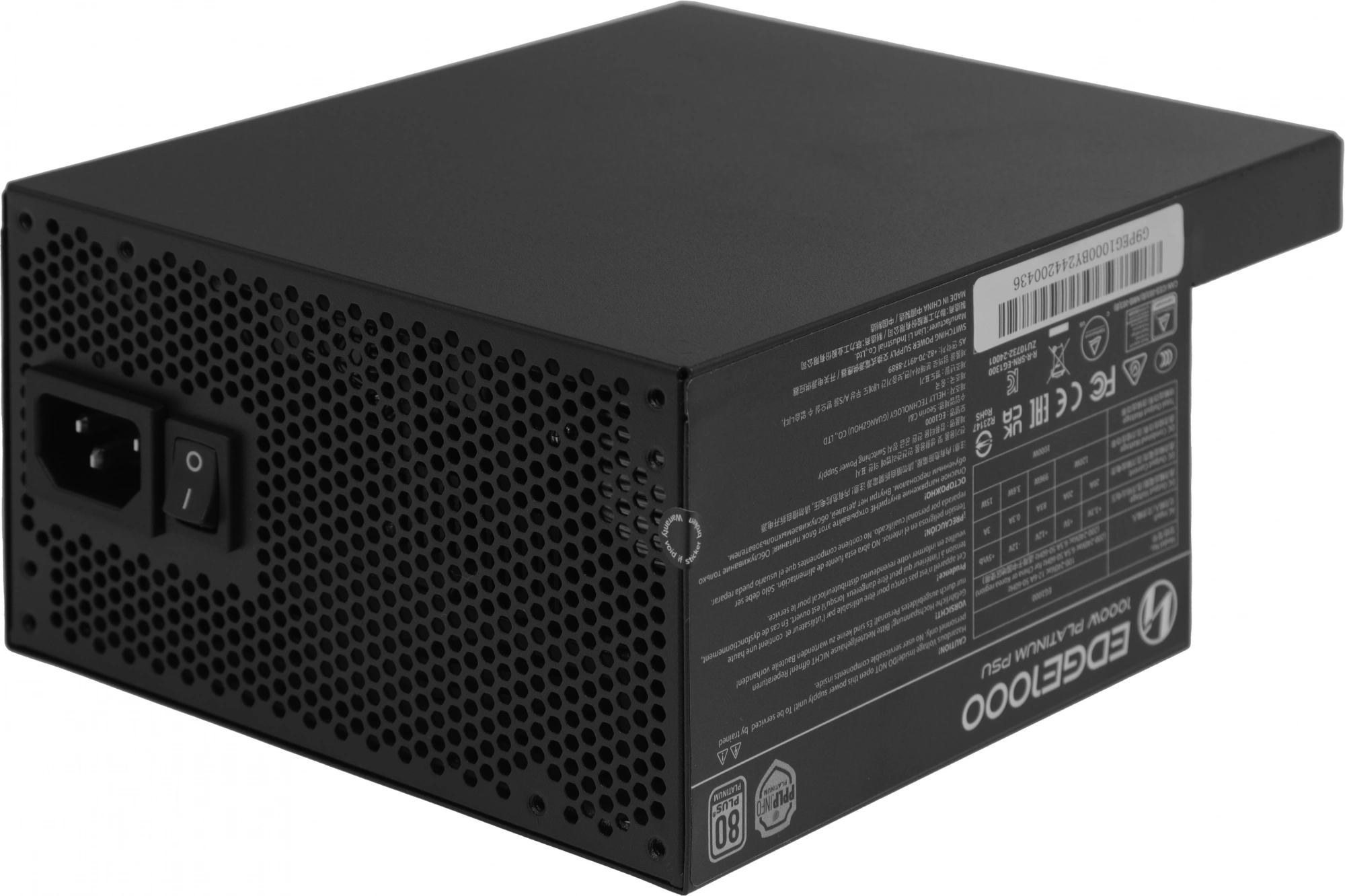 Блок питания Lian-Li ATX 1000W EDGE1000 Gen.5 80+ platinum (20+4pin) APFC 120mm fan 12xSATA Cab Manag RTL