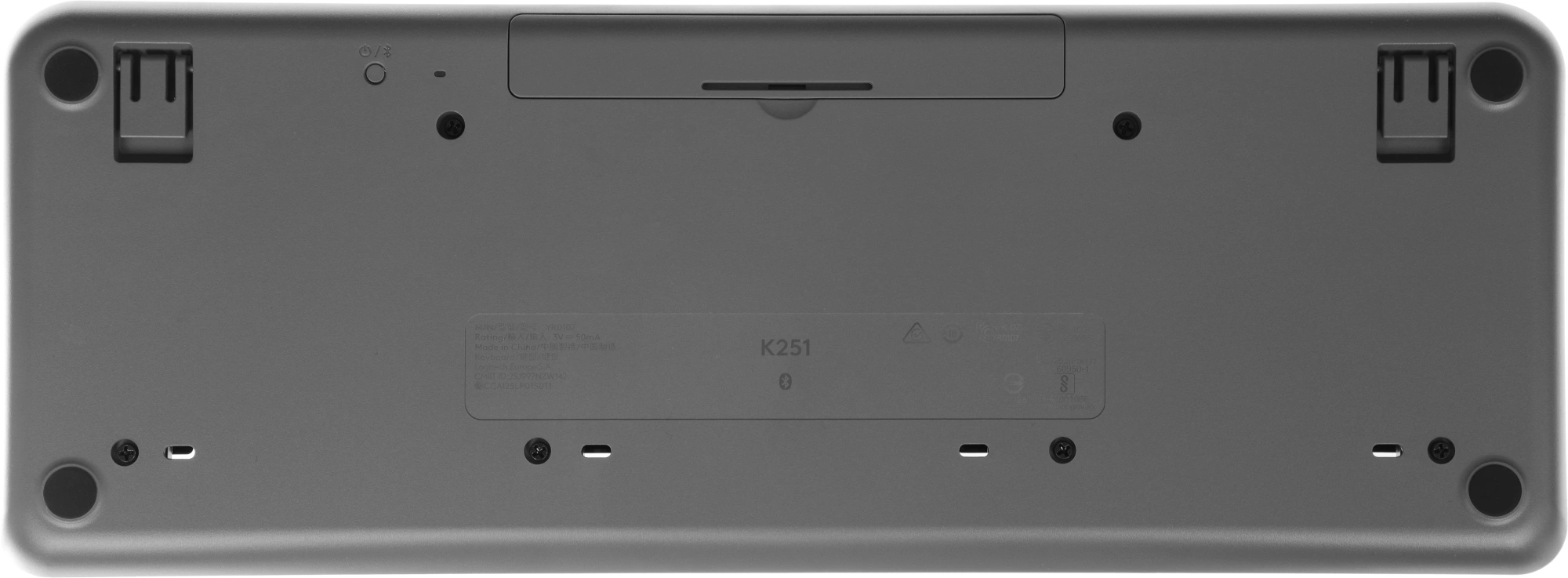 Клавиатура Logitech K251 черный беспроводная BT slim (920-013363)
