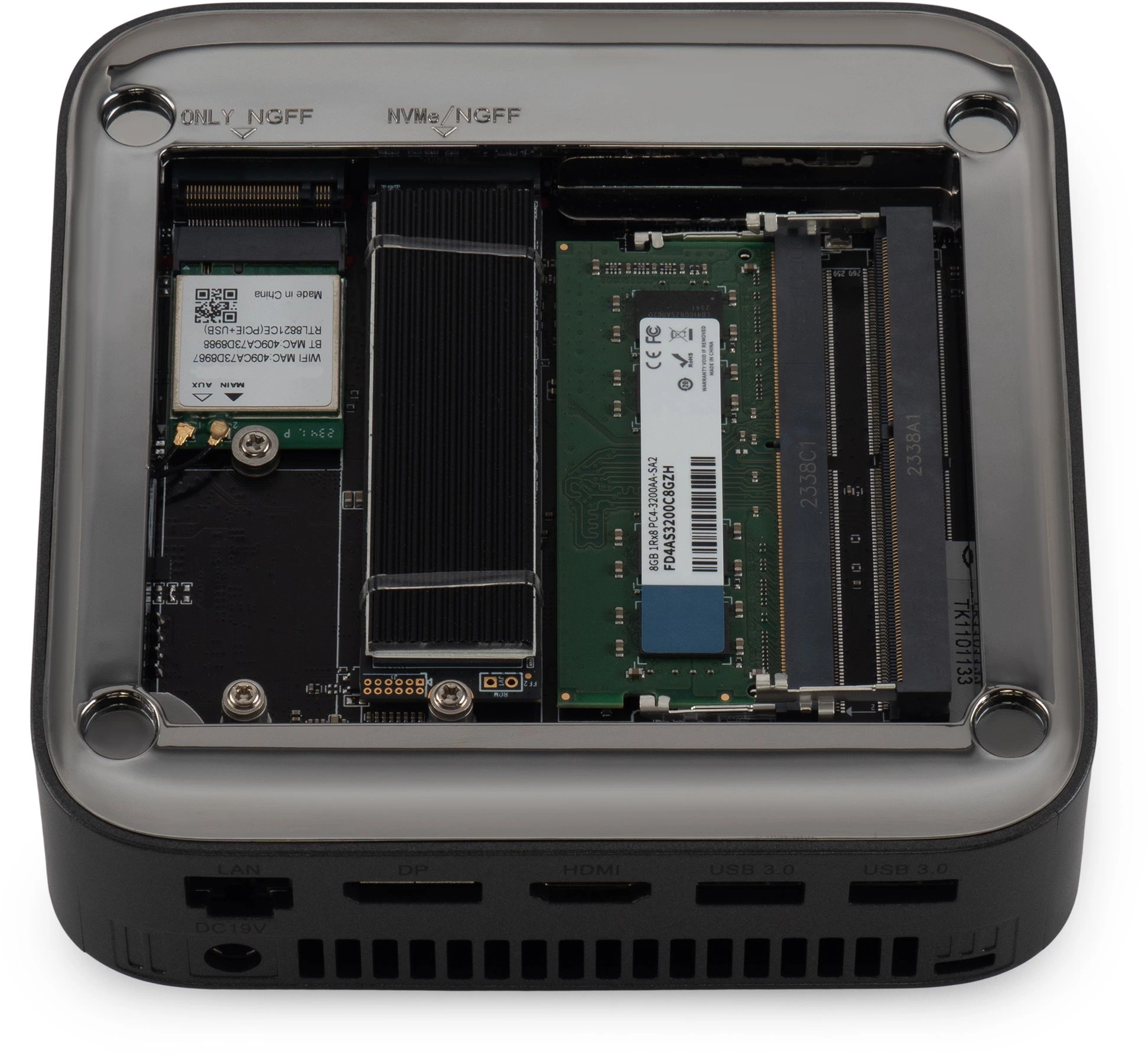 Неттоп IRU 310TLCN i5 1135G7 (2.4) 8Gb SSD256Gb Iris Xe без ОС GbitEth WiFi BT черный (1975170)