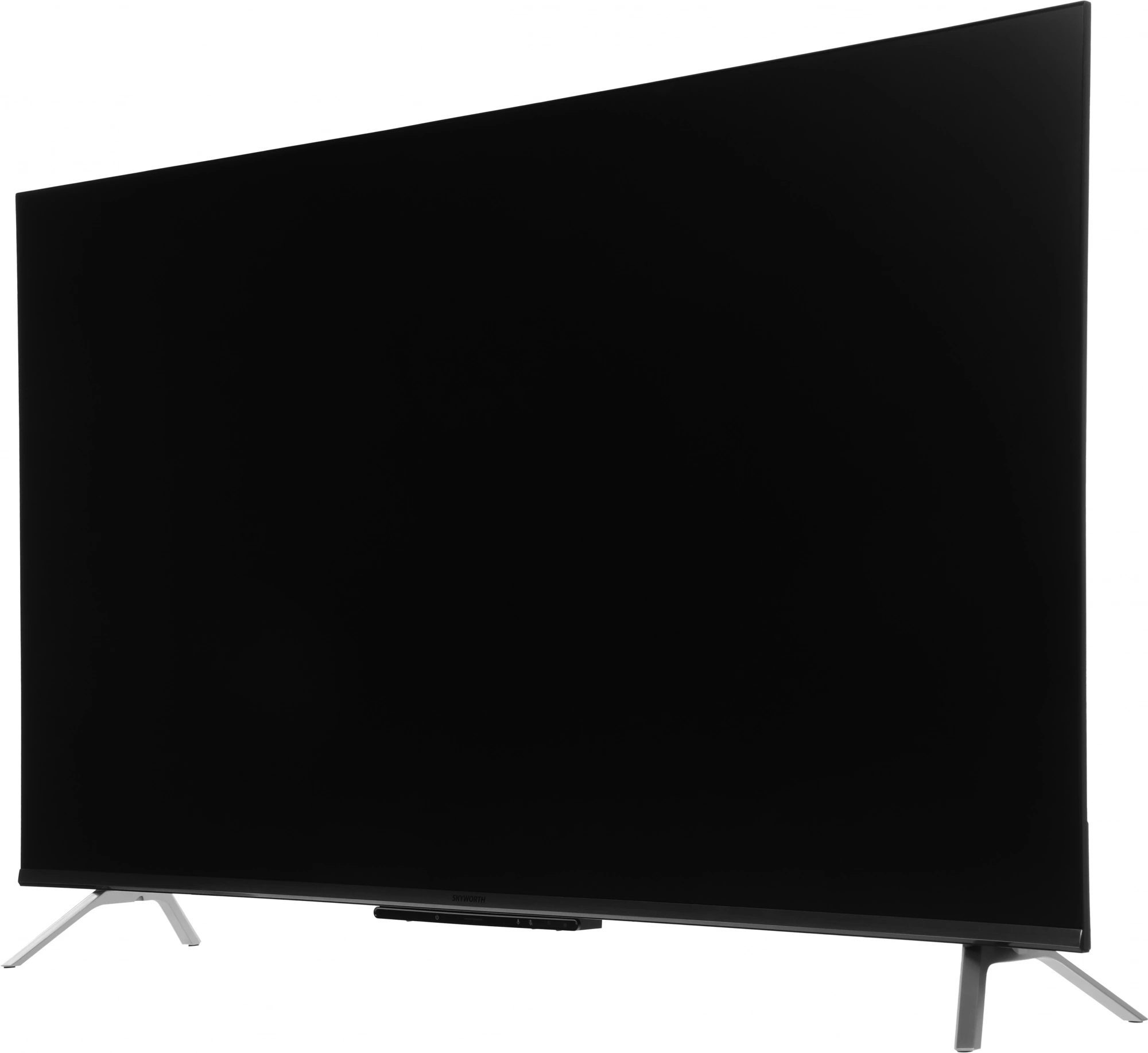 Телевизор QLED Skyworth 50" 50Q66G Google TV Frameless черный/серебристый 4K Ultra HD 60Hz DVB-T DVB-T2 DVB-C DVB-S DVB-S2 USB WiFi Smart TV