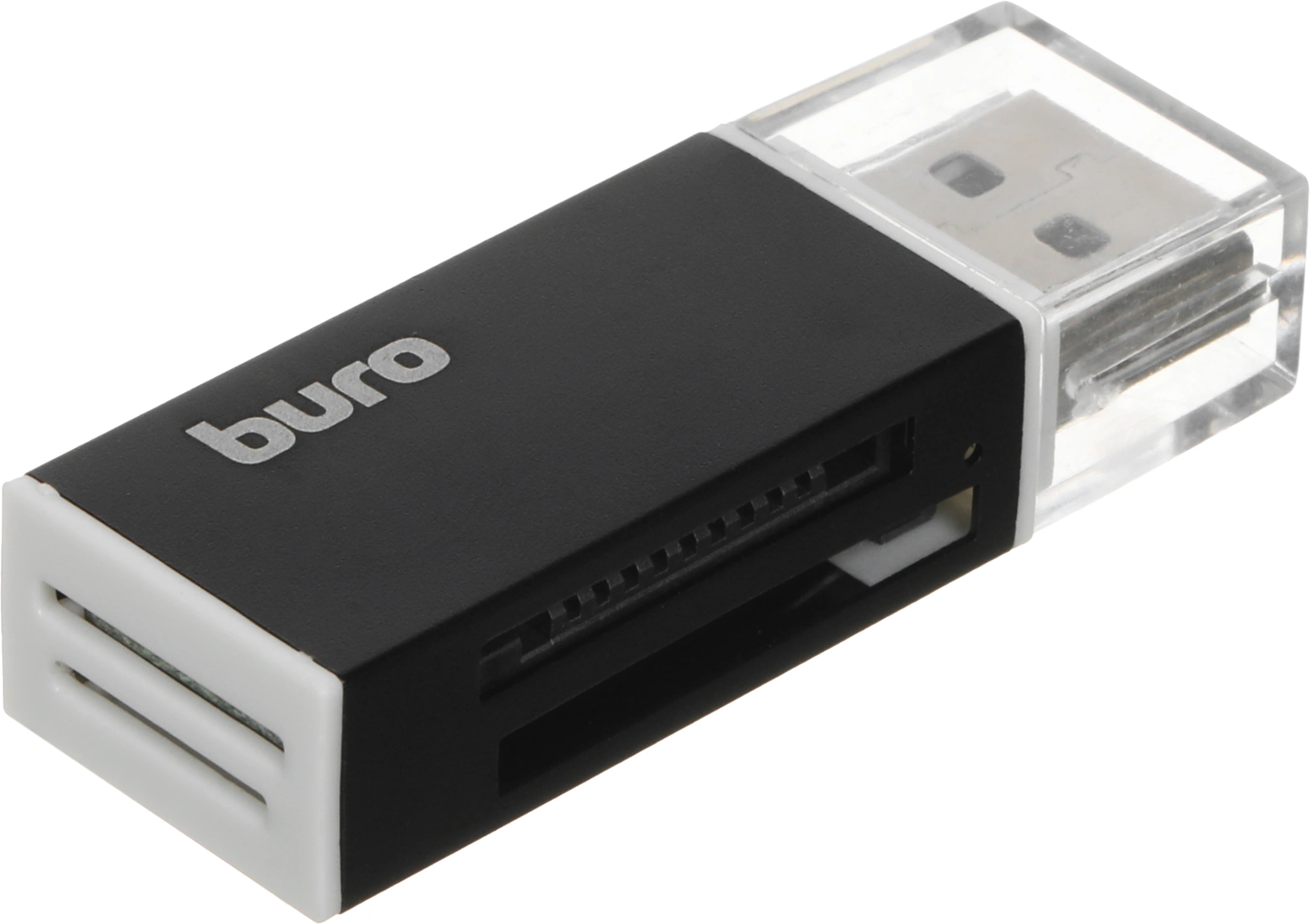 Устройство чтения карт памяти USB2.0 Buro BU-CR-3104 черный