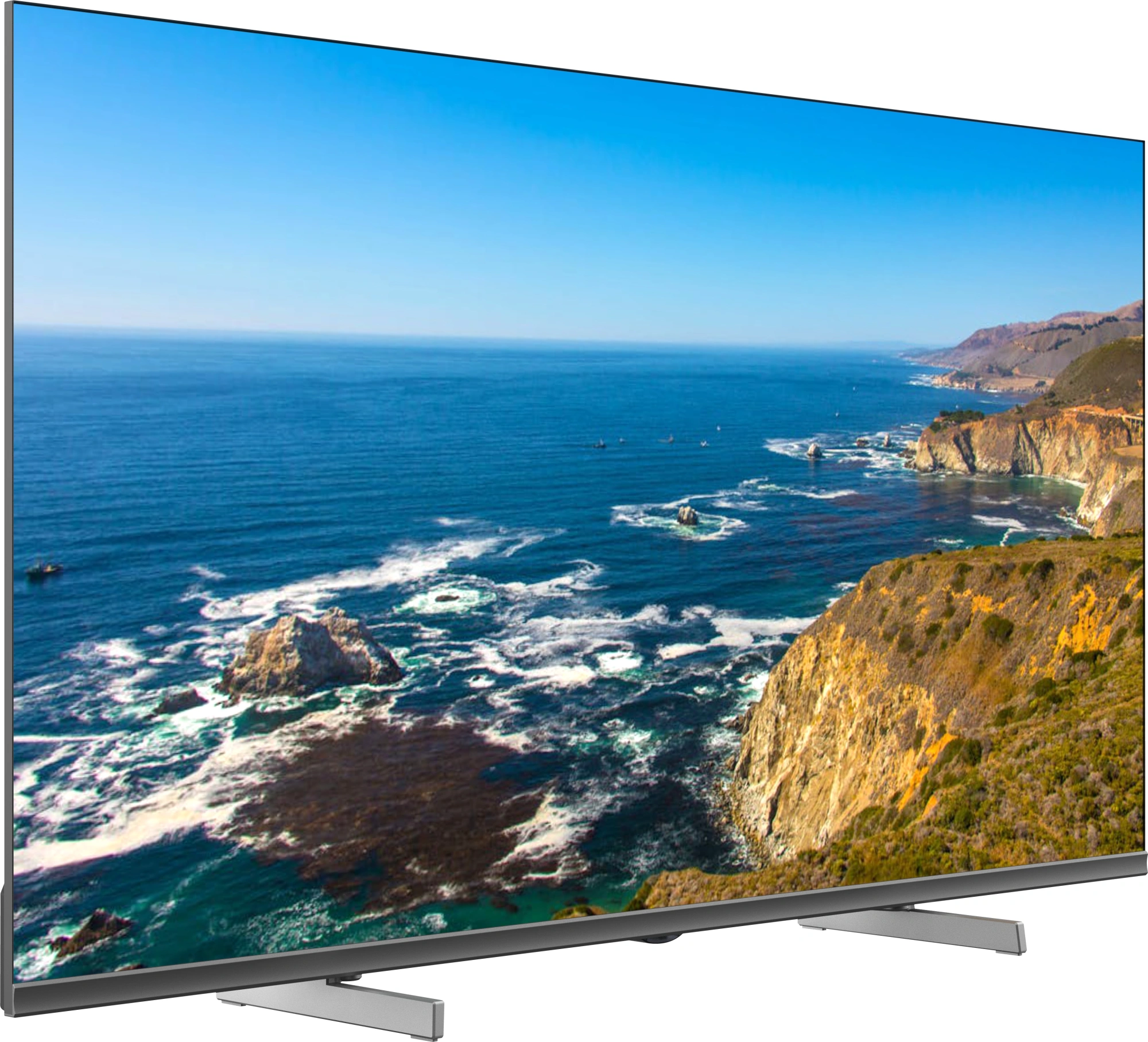 Телевизор LED Hyundai 40" H-LED40BS5100 WebOS Frameless Metal черный/серый FULL HD 60Hz DVB-T DVB-T2 DVB-C DVB-S DVB-S2 USB WiFi Smart TV