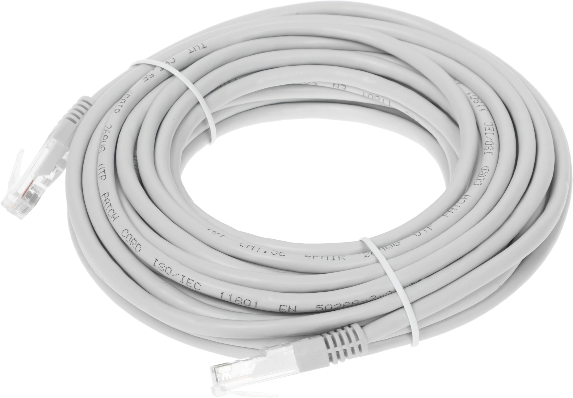 Патч-корд Lanmaster TWT-45-45-10-GY UTP RJ-45 вил.-вилка RJ-45 кат.5E 10м серый ПВХ (уп.:1шт)