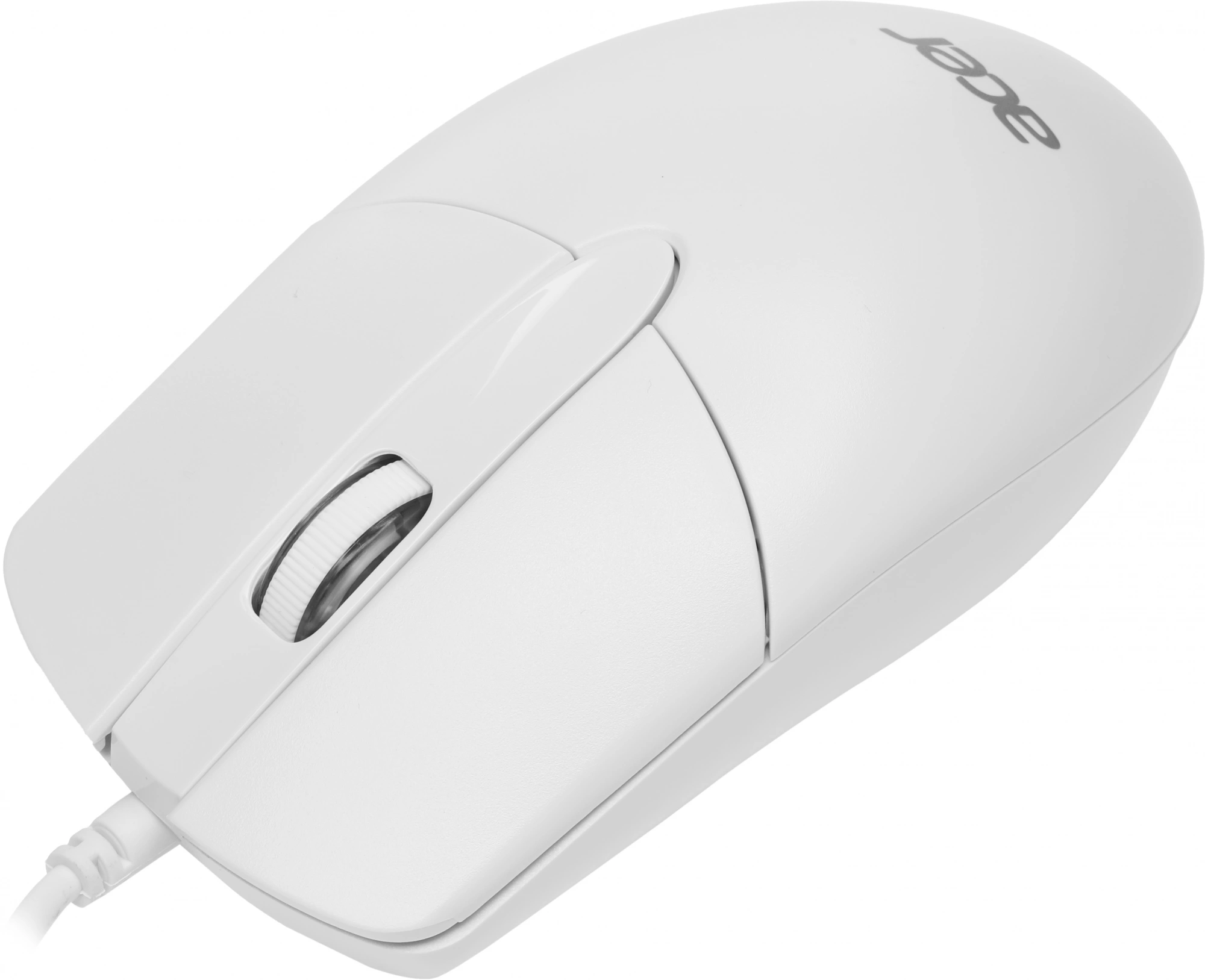 Мышь Acer OMW300 белый оптическая 1200dpi USB 3but (ZL.MCECC.01V)