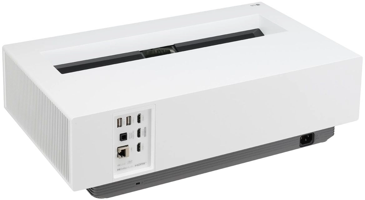Проектор LG CineBeam HU715QW  DLP 2500Lm LS (3840x2160) 3000000:1 ресурс лампы:20000часов 2xUSB typeA 3xHDMI 11.1кг