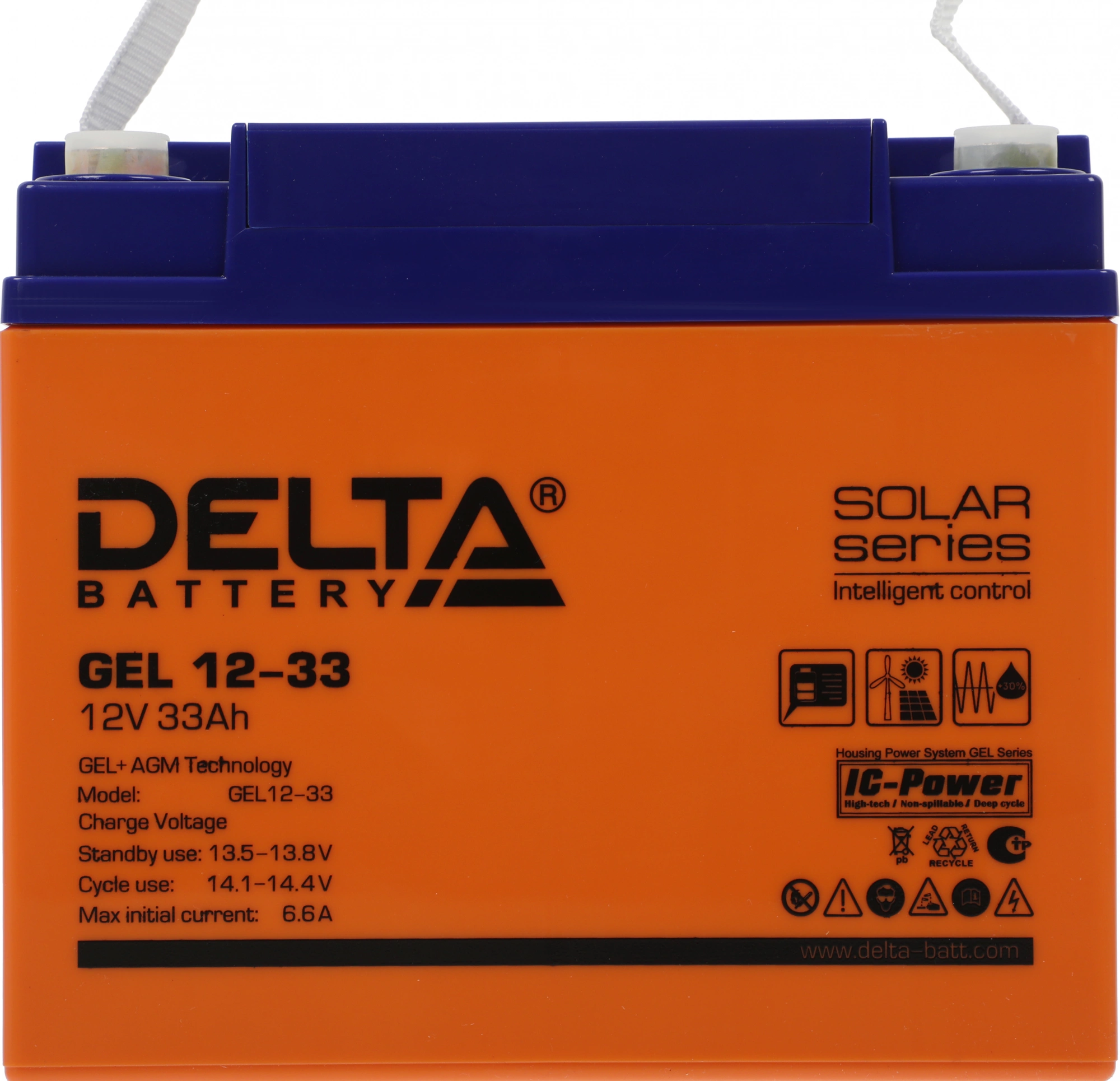 Батарея для ИБП Delta GEL 12-33 12В 33Ач