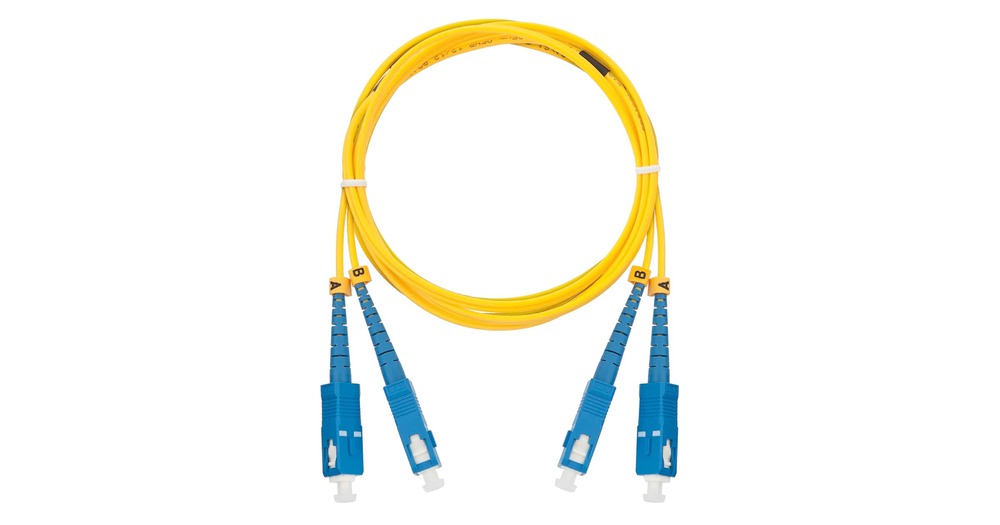 NMF-PC2S2C2-SCU-SCU-001 - Соединительный шнур, двойной, SM 9/125, OS2, SC/UPC-SC/UPC, LSZH