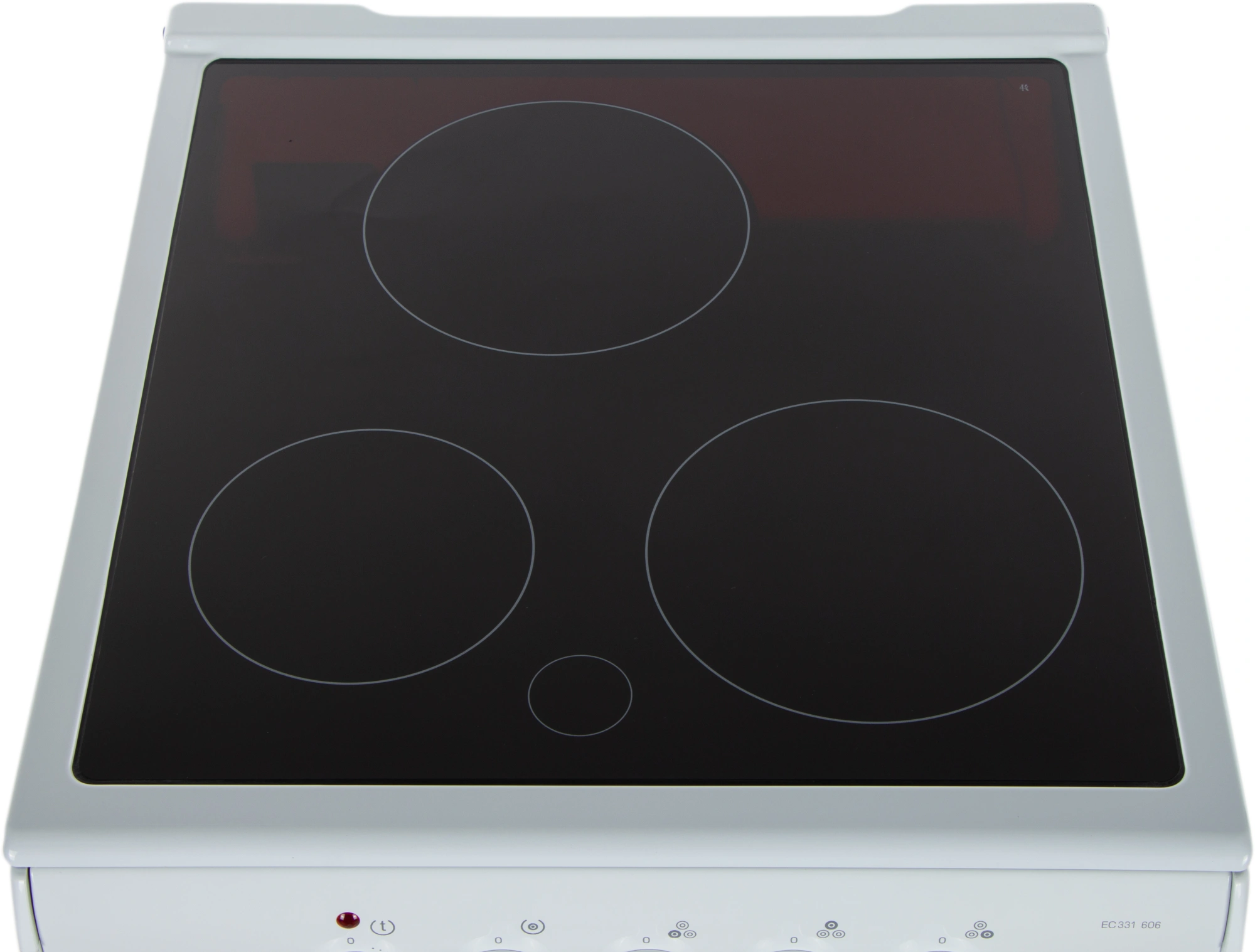 Плита Электрическая Darina 1B EC 331 606 W белый/черный стеклокерамика (без крышки)