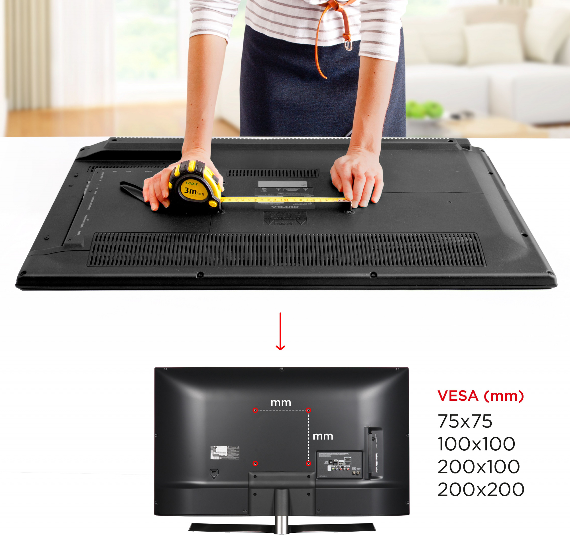 Кронштейн для телевизора Holder LCDS-5038 металлик 19"-50" макс.30кг настенный поворот и наклон