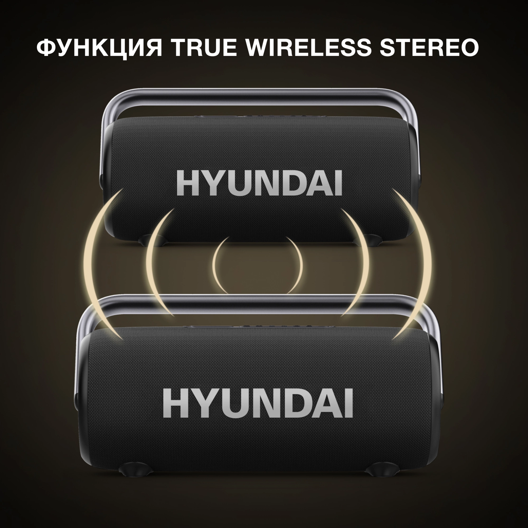 Колонка порт. Hyundai Select H-PS1029 черный 220W 2.1 BT 10м 4800mAh