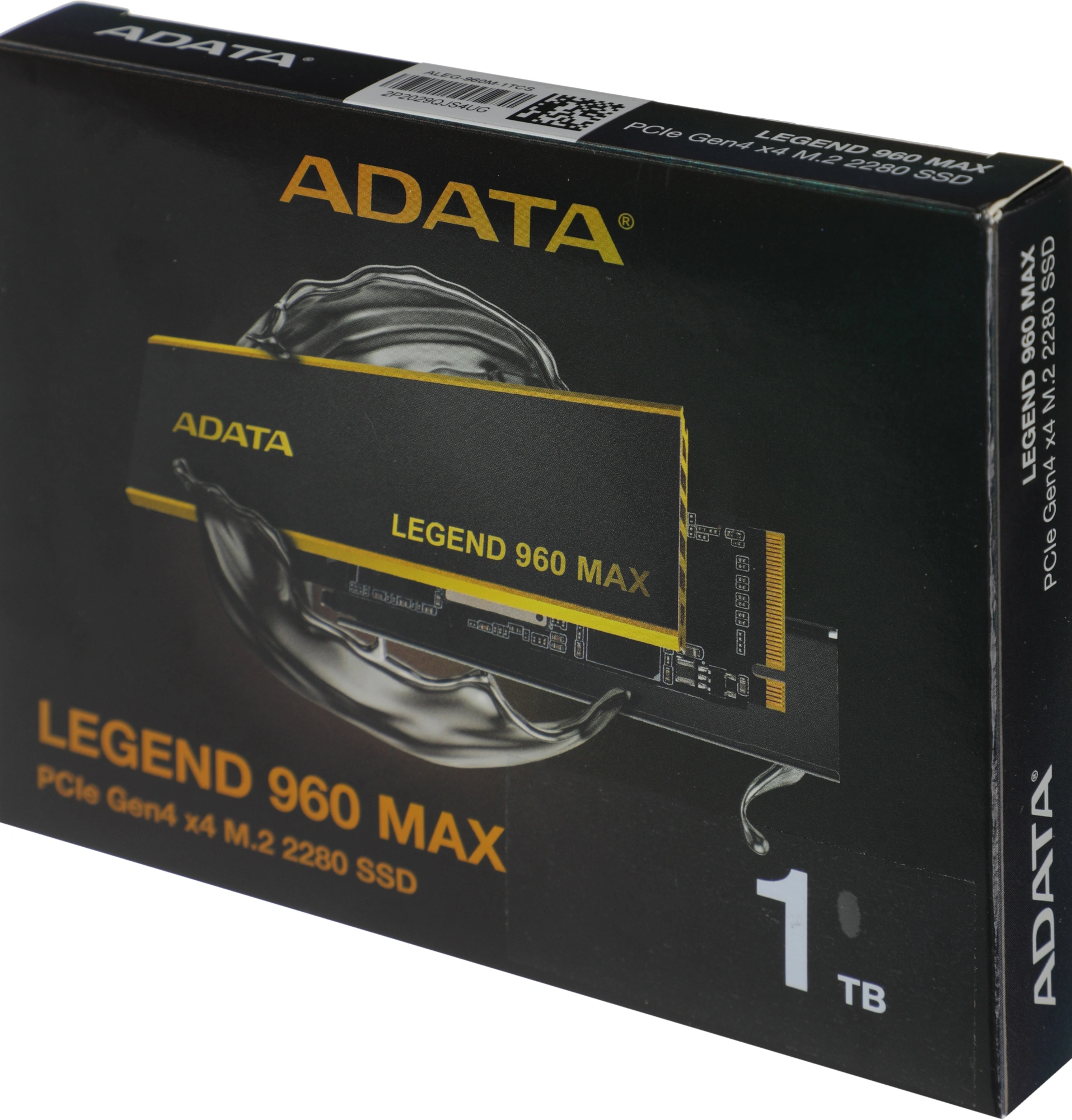 Накопитель SSD A-Data PCIe 4.0 x4 1TB ALEG-960M-1TCS Legend 960 Max M.2 2280