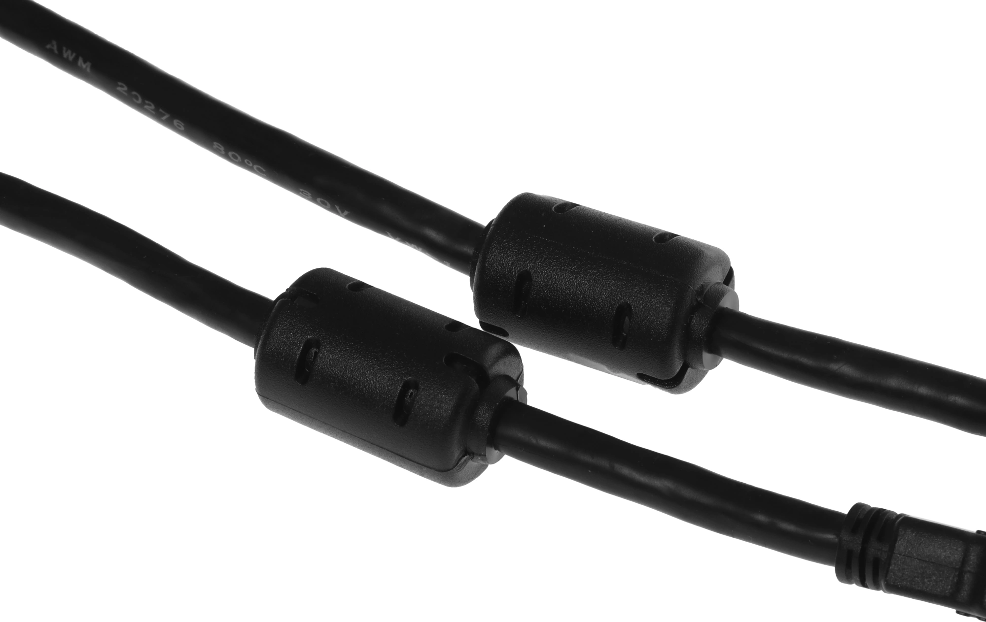 Кабель аудио-видео Buro HDMI 1.4 HDMI (m)/HDMI (m) 1.8м. феррит.кольца черный (HDMI-19M/19M-1.8M-MG)