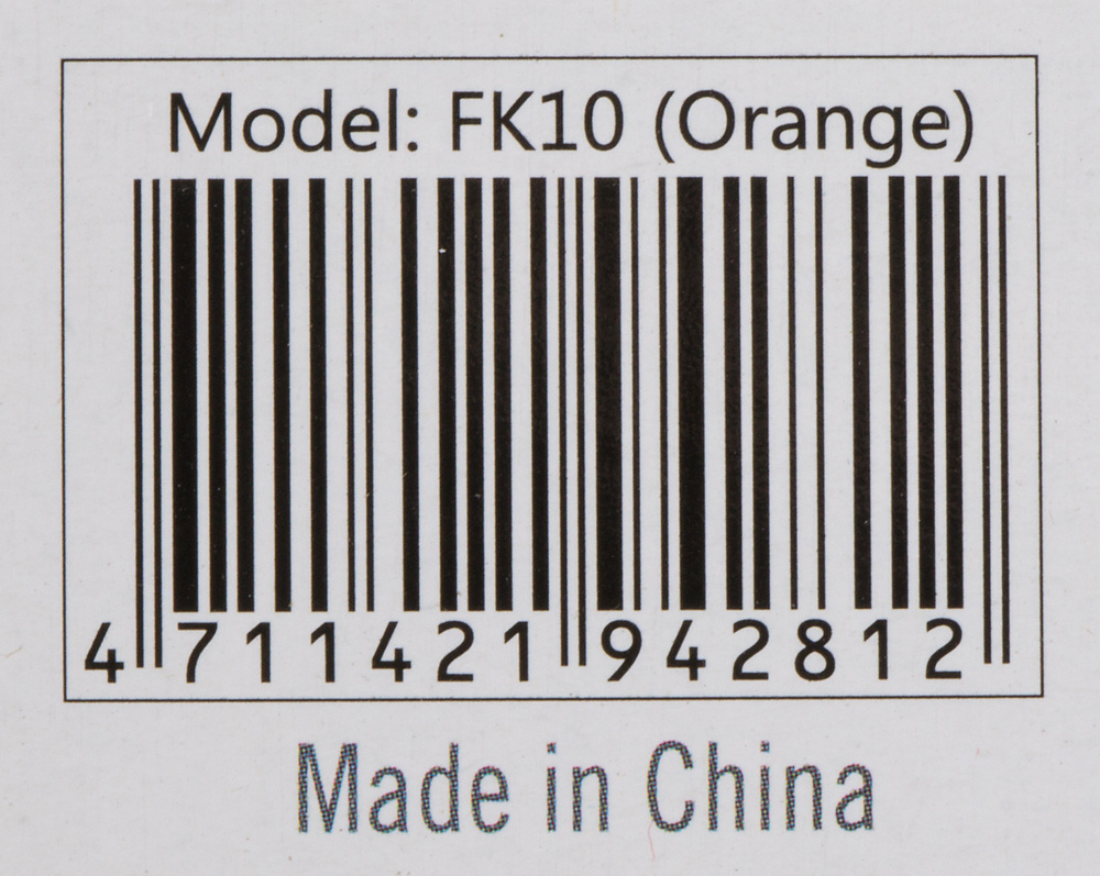 Клавиатура A4Tech FK10 черный/оранжевый USB (FK10 ORANGE) кабель 1.5м