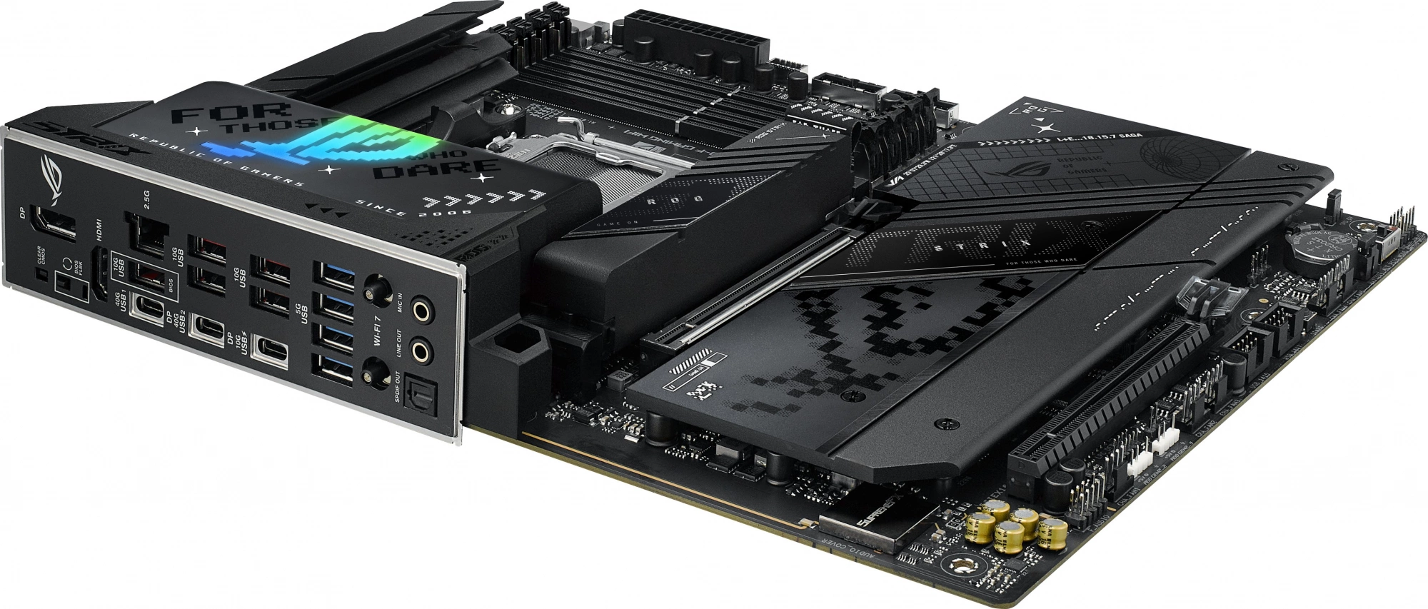 Материнская плата Asus ROG STRIX X870-F GAMING WIFI Socket AM5 AMD X870 4xDDR5 ATX AC`97 8ch(7.1) 2.5Gg RAID+HDMI+DP