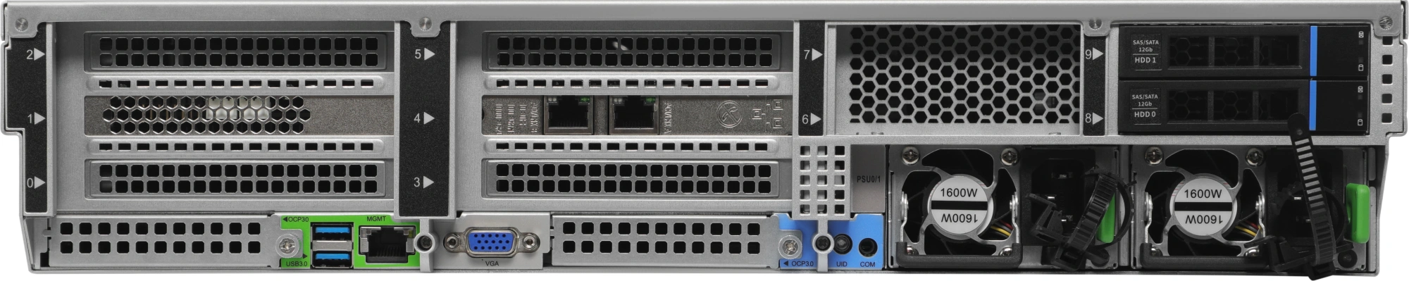 Сервер IRU Rock G2212IG4 2x4410T 4x32Gb 9361-8I SGL AST2600 2xGigEth 2x1600W w/o OS (2127944)