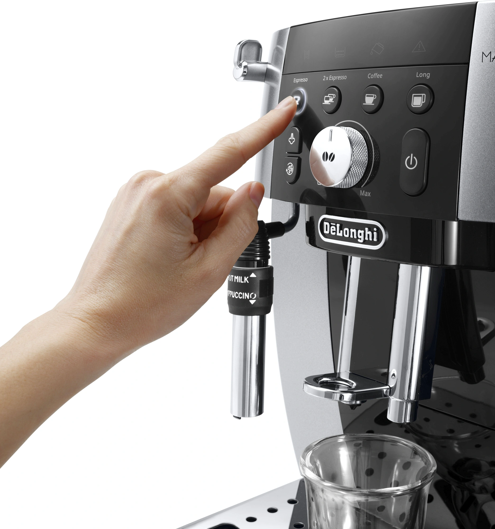 Кофемашина Delonghi Magnifica Smart ECAM250.23.SB 1450Вт черный/серебристый