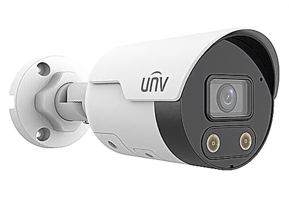 IPC2124SB-ADF28KMC-I0 - Видеокамера IP цилиндрическая, 1/2.7" 4 Мп КМОП @ 30 к/с, ИК-подсветка и тревожная подсветка видимого спектра до 30м., LightHunter 0.003 Лк @F1.6, объектив 2.8 мм