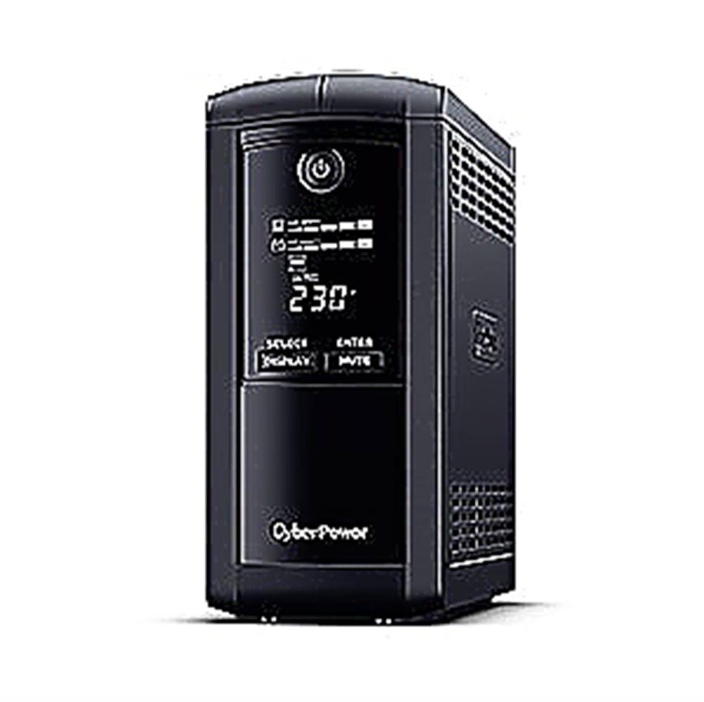 VP1200ELCD - Источник бесперебойного питания линейно-интерактивный CyberPower VP1200ELCD 1200ВА/720Вт USB/RS-232/RJ11/45  (4 + 1 EURO)